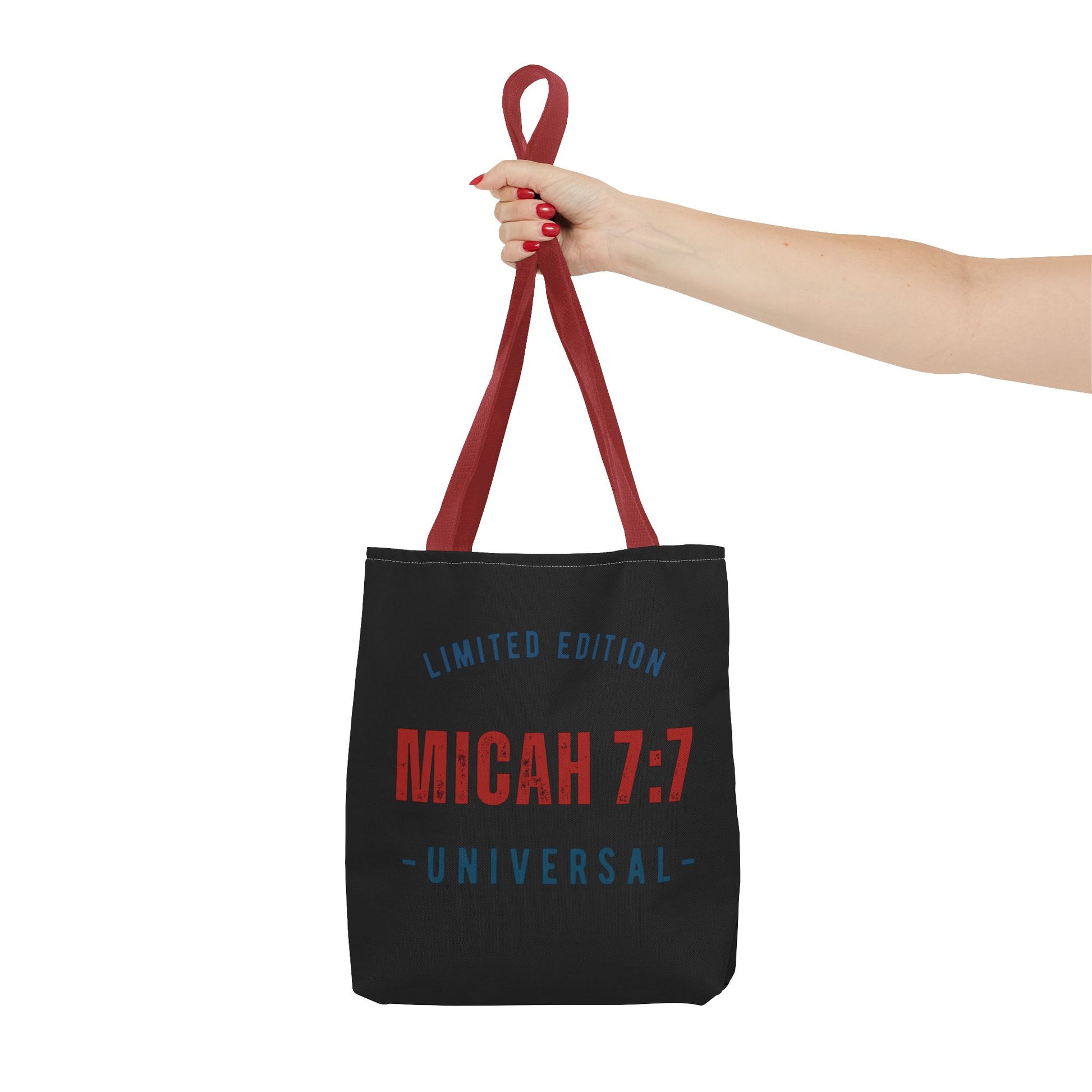 Limited Edition Micah 7:1 Tote Bag - Universal Design for Everyday Use, Gift, Eco-Friendly, Daily Essentials, Faith-Inspired