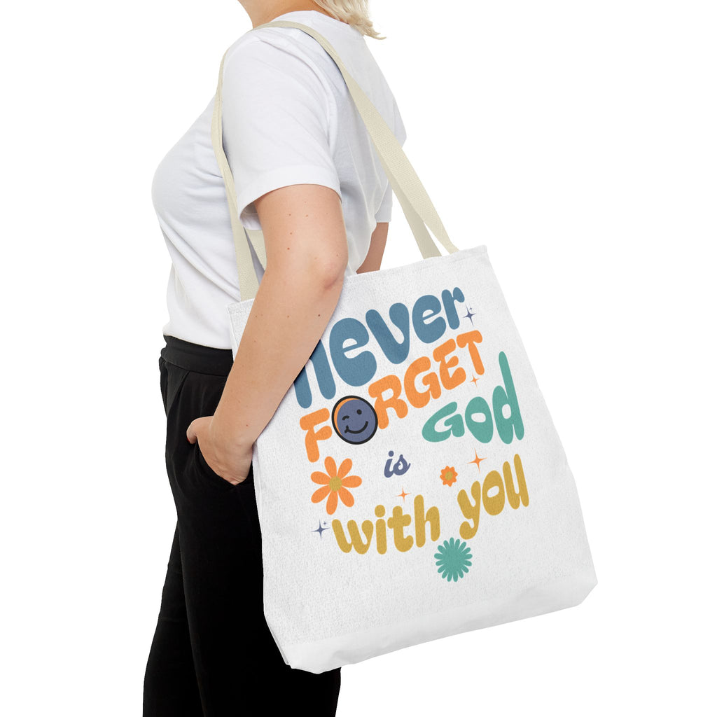 ⭐ Never Forget Tote Bag – Deuteronomy 31:6