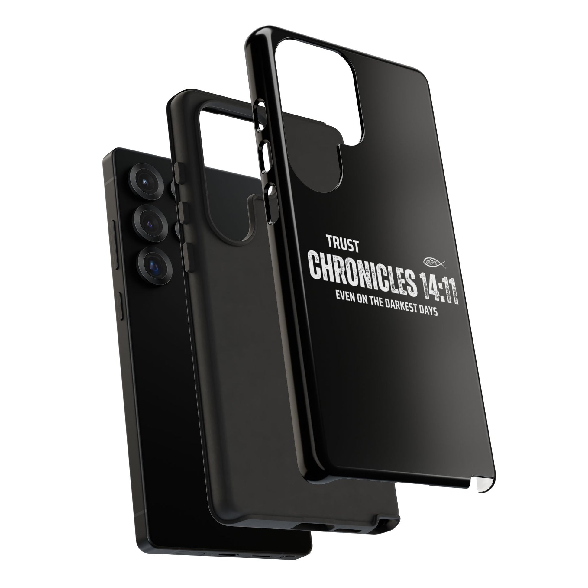 ⭐ Trust in God 2 Chronicles 14:11 Phone Case – Strength for the Hardest Days