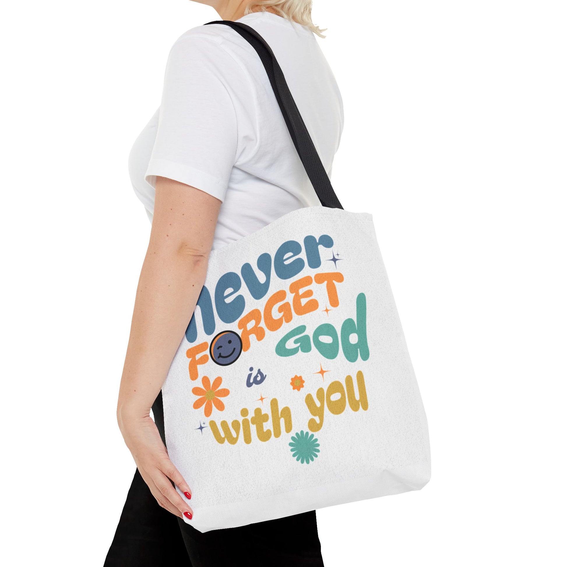 ⭐ Never Forget Tote Bag – Deuteronomy 31:6