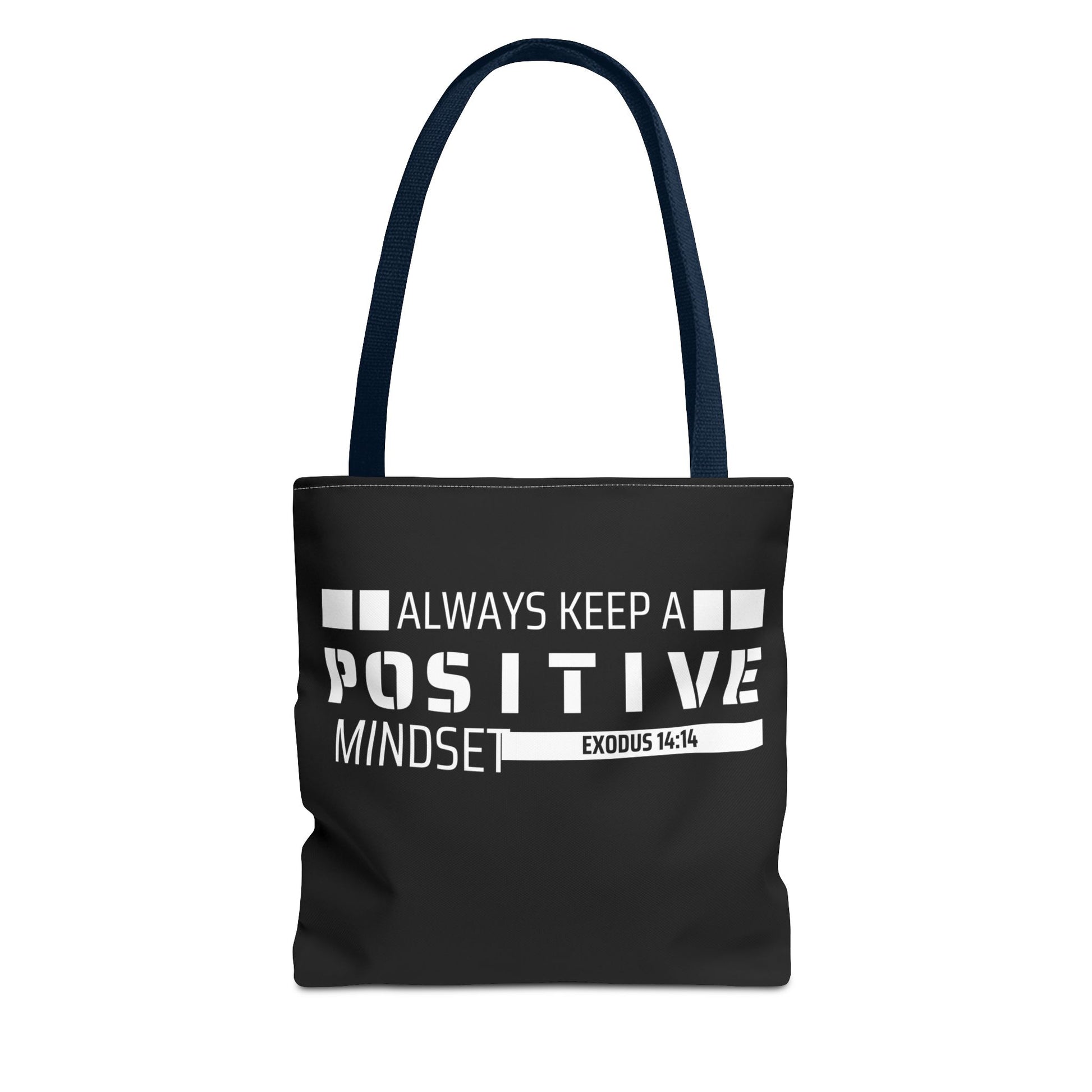 Always Keep A Positive Mindset Tote Bag, Inspirational Bag, Eco-Friendly Carryall, Motivational Gift, Affirmation Tote, Daily Reminder