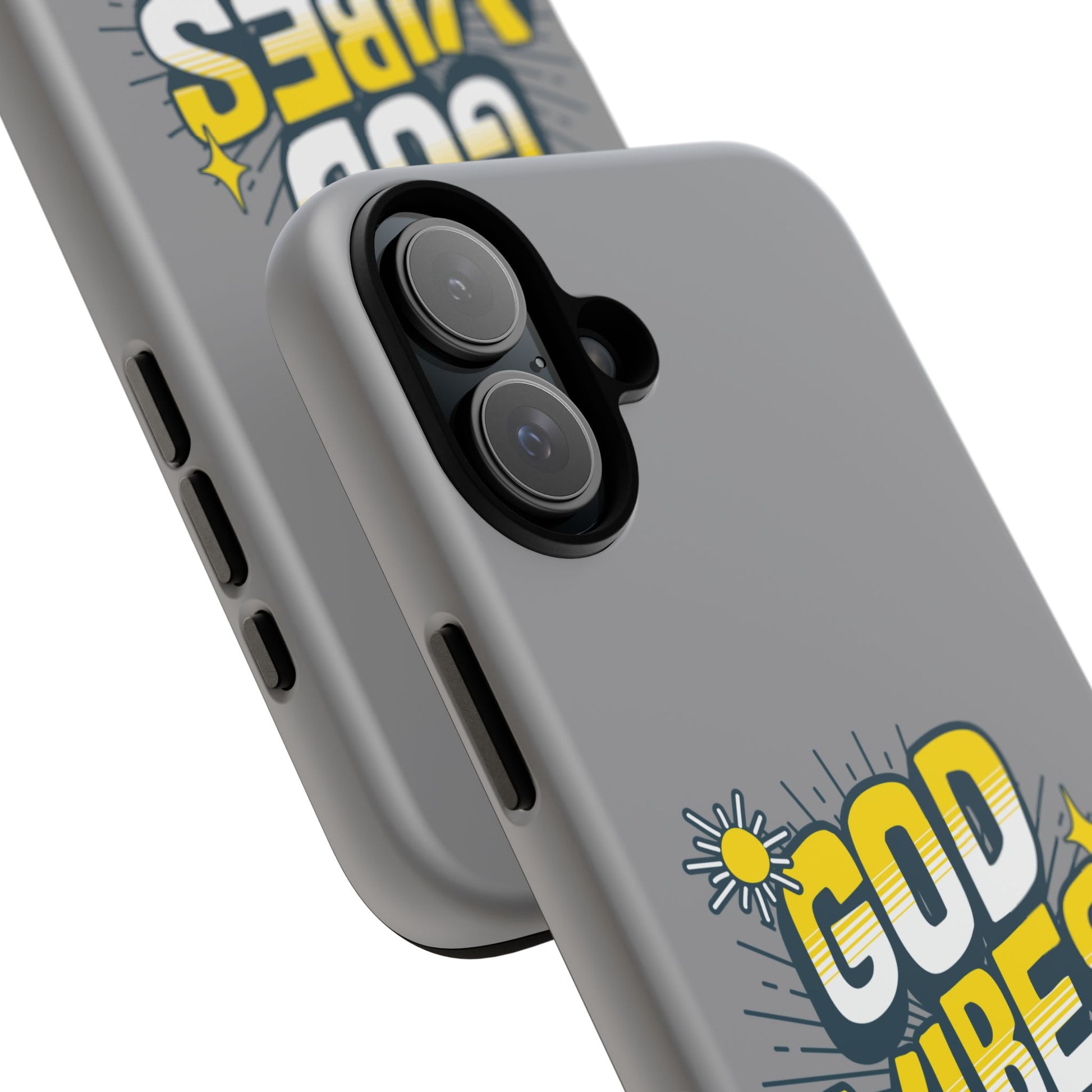 God Vibes Only Phone Case - Inspirational Tough Case, Positive Message Cover, Gift for Faith, Spirituality, Encouragement