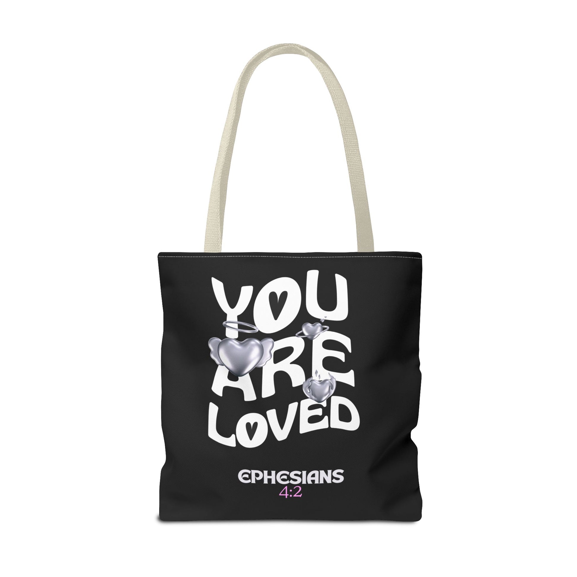 ⭐ "You Are Loved" Tote Bag – Ephesians 4:2