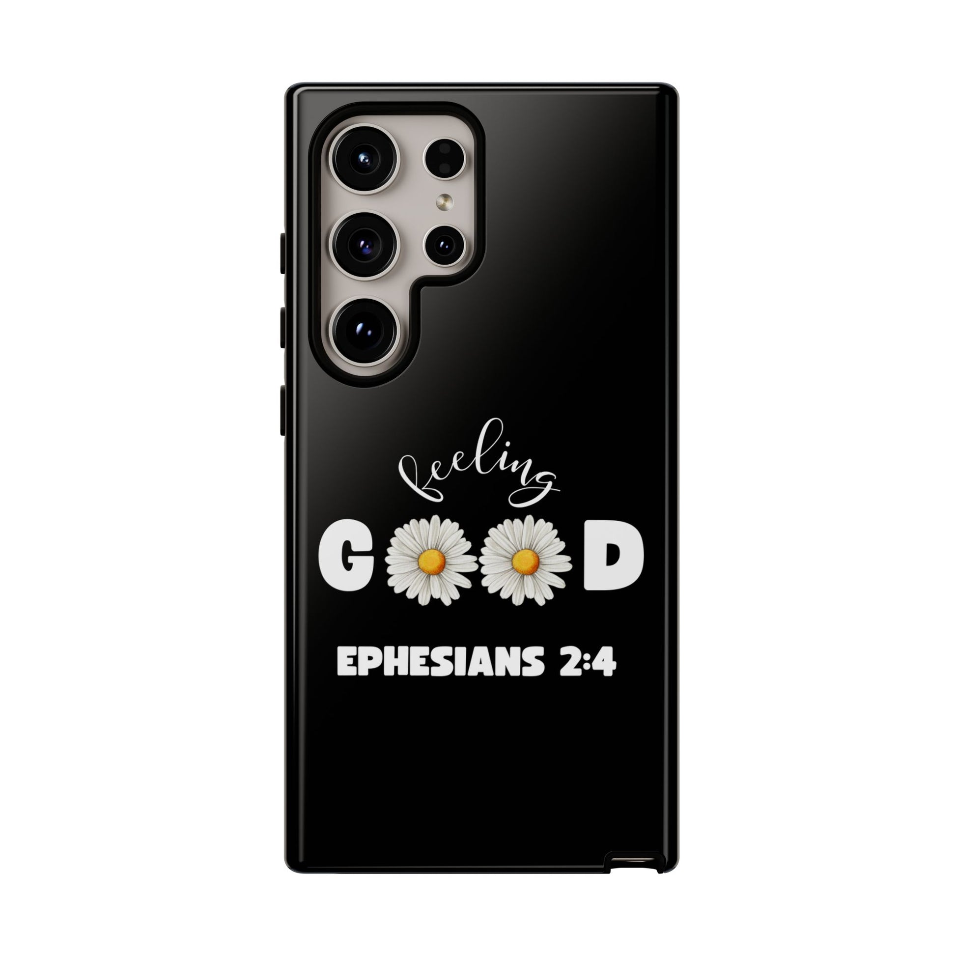 Ephesians 2:4 Floral Phone Case, Inspirational iPhone Cover, Tough Cases for Positivity, Motivational Gift for Friends, Spring Accessories