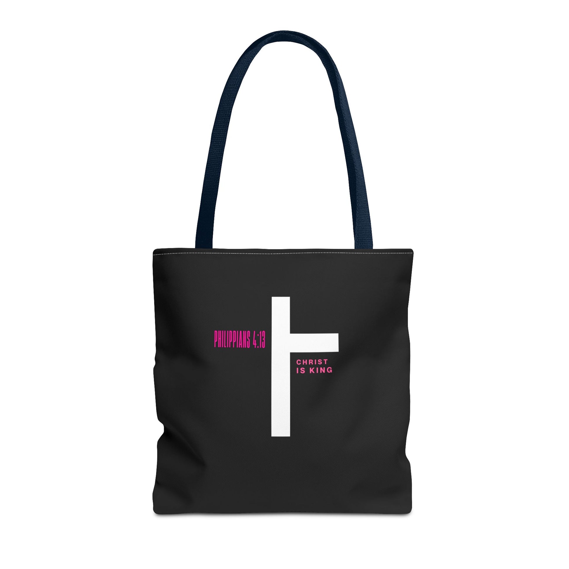 ⭐ Philippians 4:13 Tote Bag – Faith & Strength Statement Bag