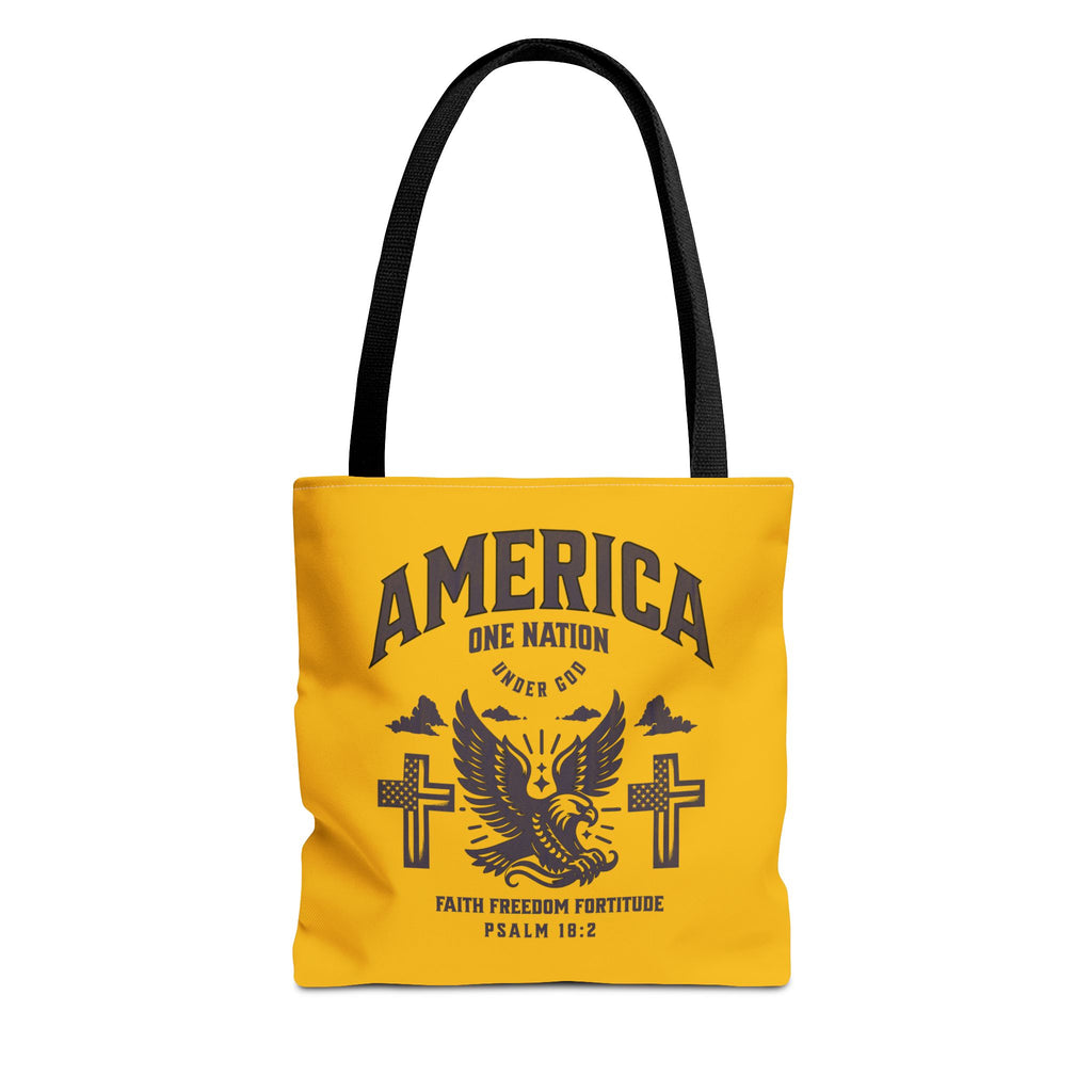 ⭐ America Faith Tote Bag – Bold Patriotic & Faith Statement