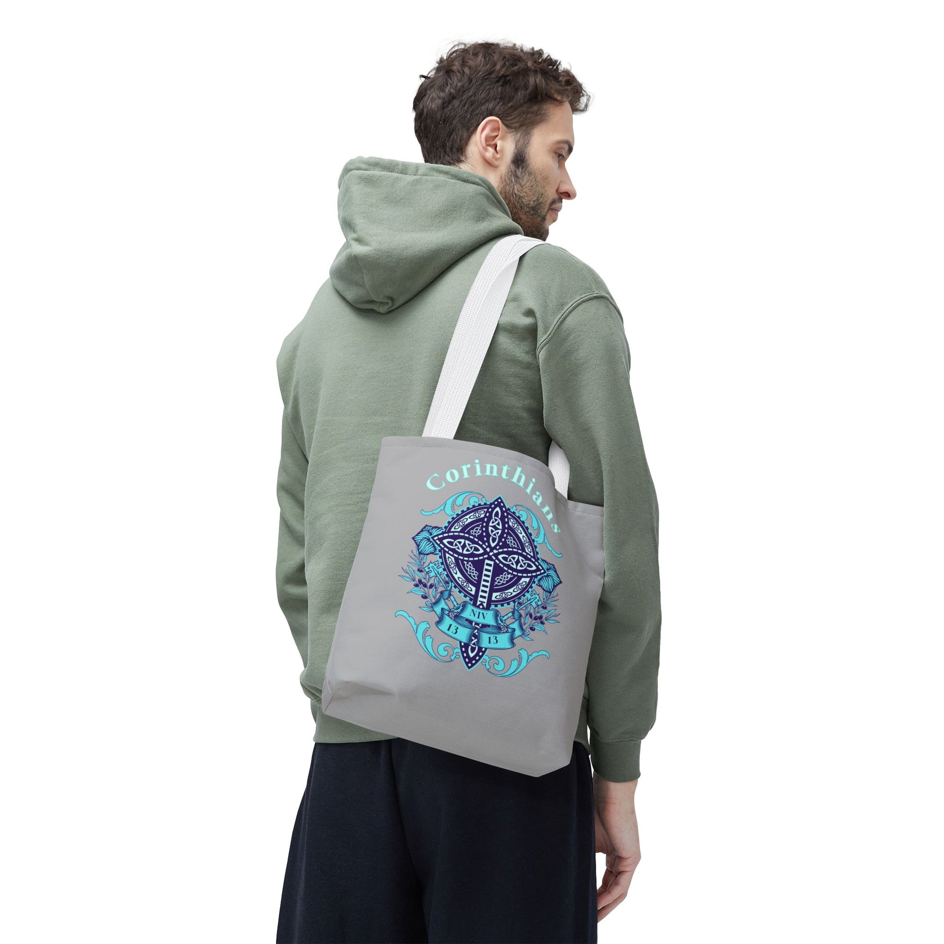 Spiritual Tote Bag with Cross Design | Christian Shoulder Bag, Inspirational Gift, Bible Verse Tote, Comfortable Everyday Use, [...]