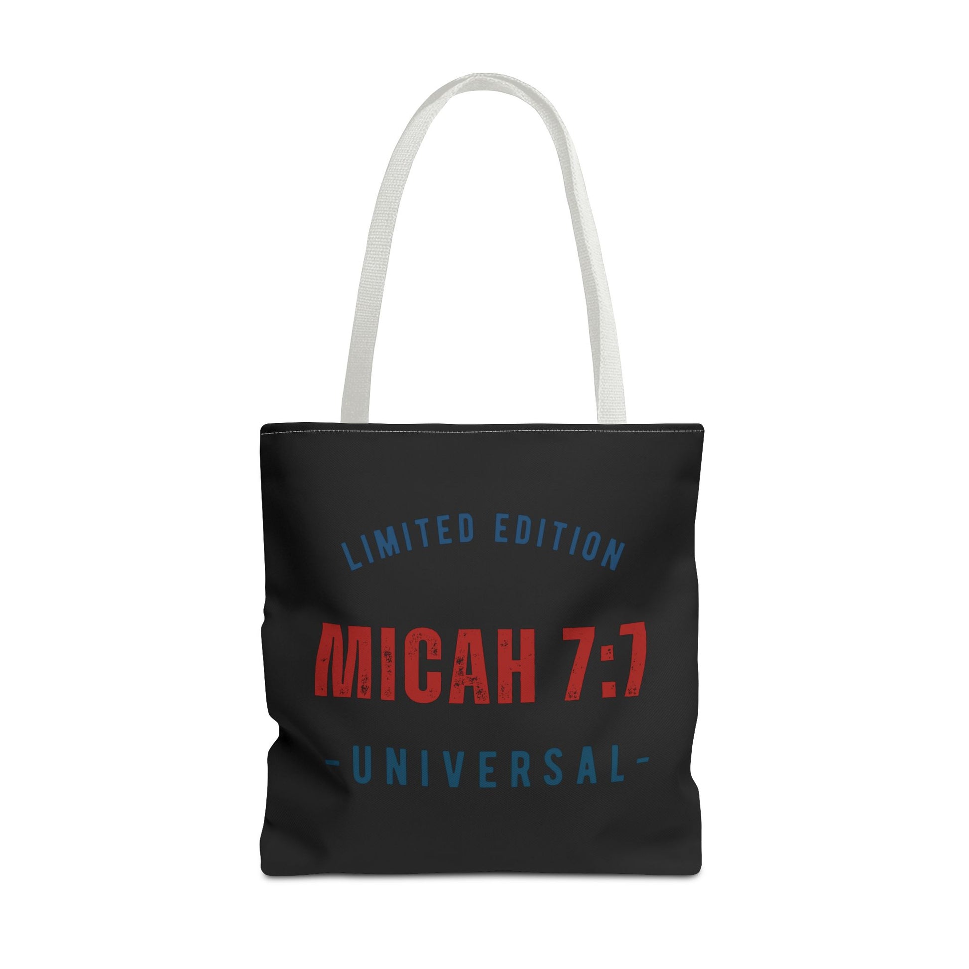 Limited Edition Micah 7:1 Tote Bag - Universal Design for Everyday Use, Gift, Eco-Friendly, Daily Essentials, Faith-Inspired