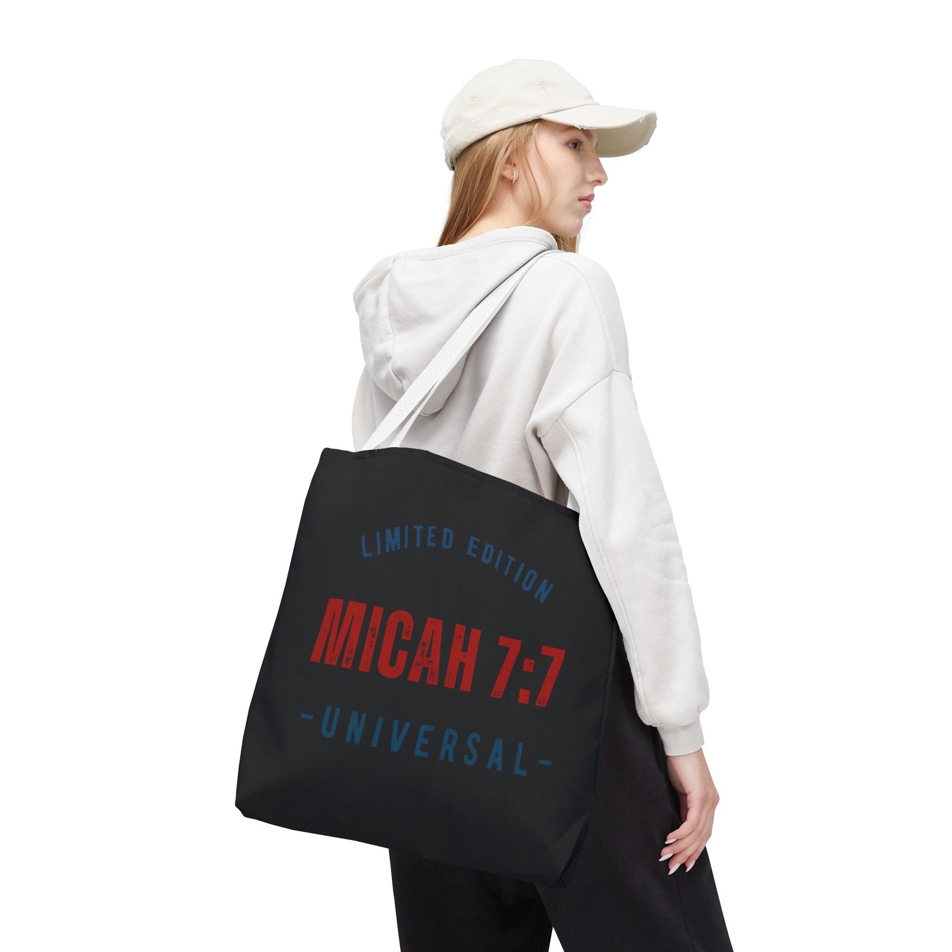 Limited Edition Micah 7:1 Tote Bag - Universal Design for Everyday Use, Gift, Eco-Friendly, Daily Essentials, Faith-Inspired
