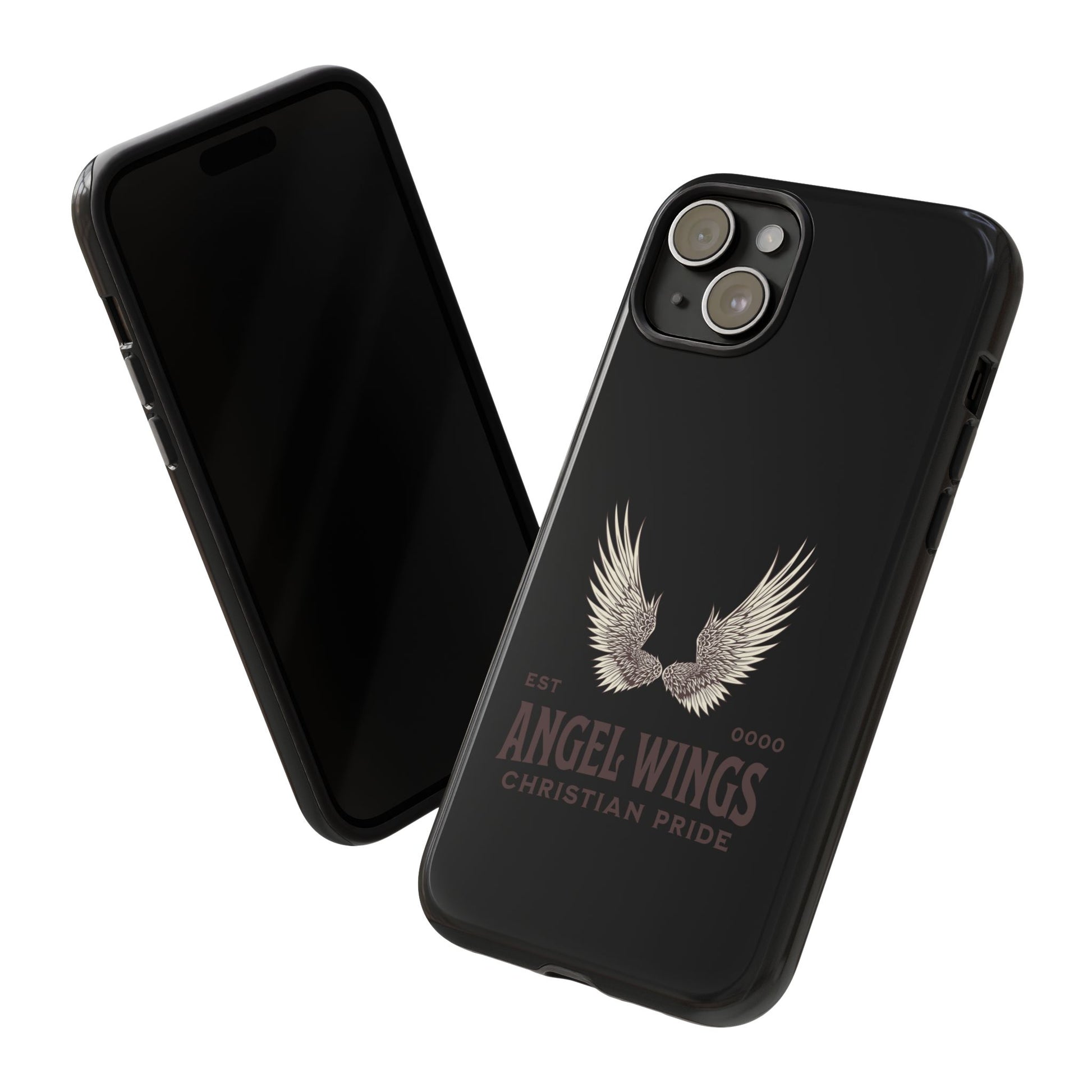 Angel Wings Phone Case - Tough Cases for Christian Pride, Unique Gift, Stylish Protection, Everyday Use, Angelic Design