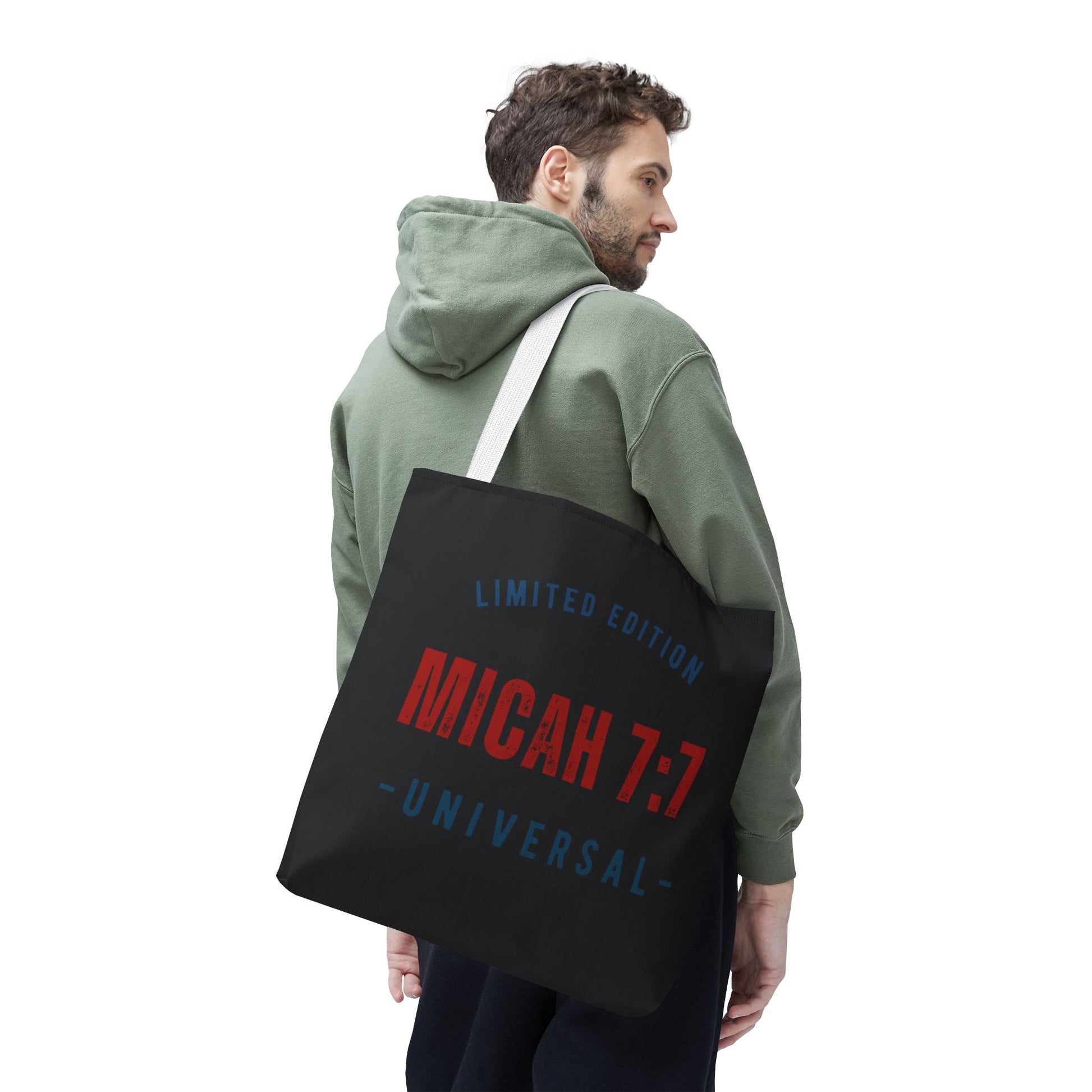 Limited Edition Micah 7:1 Tote Bag - Universal Design for Everyday Use, Gift, Eco-Friendly, Daily Essentials, Faith-Inspired