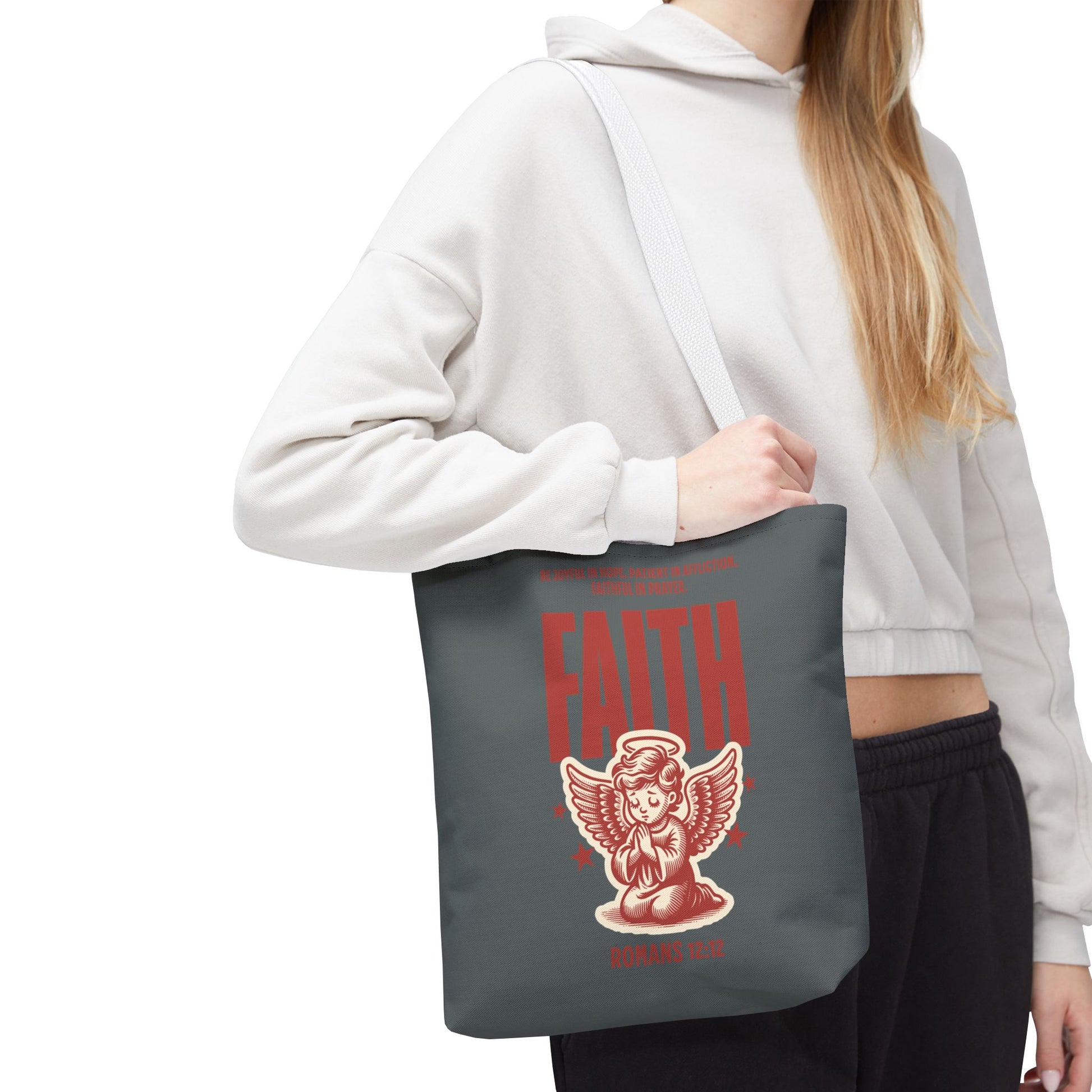 Faith-Inspired Tote Bag: Stylish & Versatile, Gift for Holidays, Shopping, Encouragement, Inspirational Gift, Eco-Friendly Bag