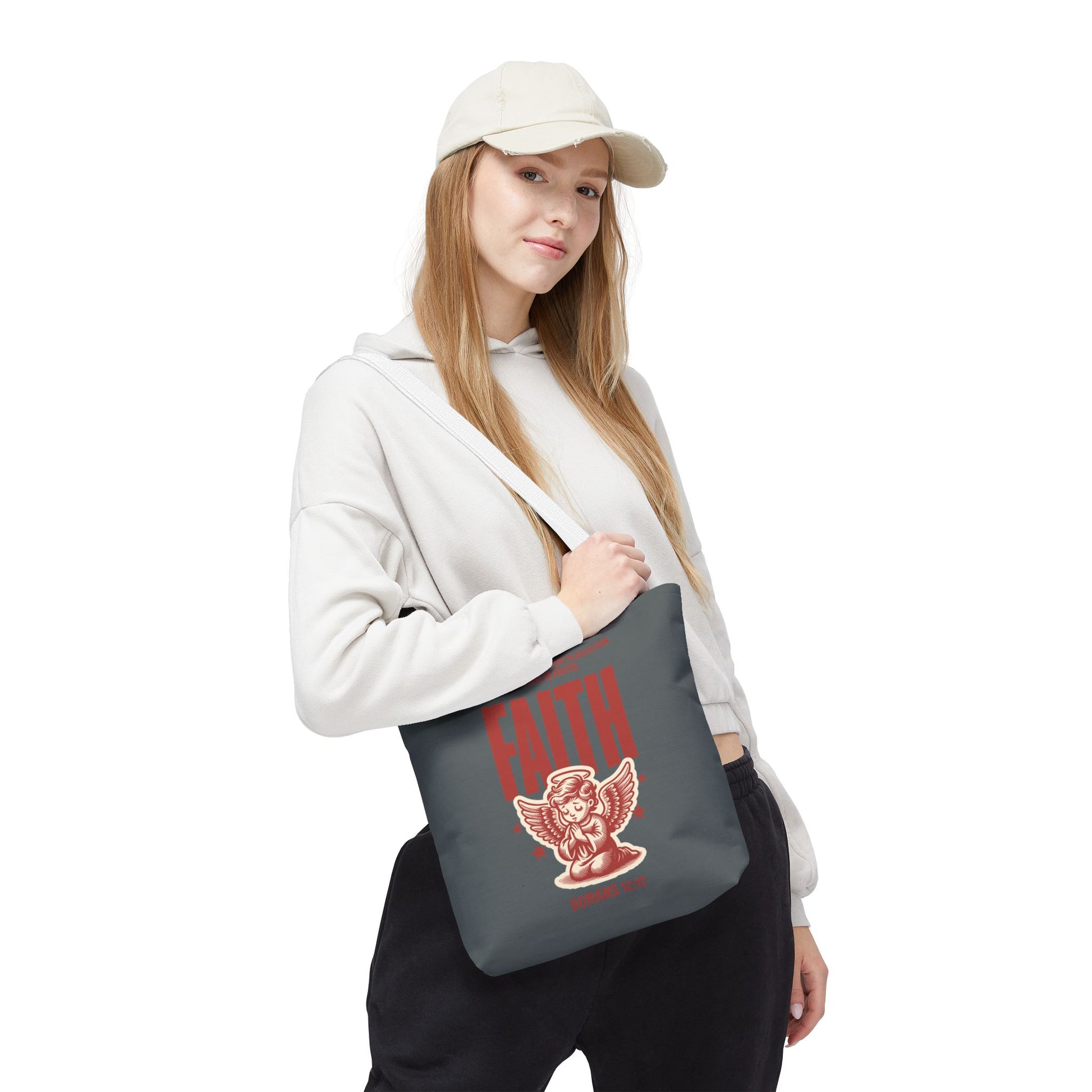 Faith-Inspired Tote Bag: Stylish & Versatile, Gift for Holidays, Shopping, Encouragement, Inspirational Gift, Eco-Friendly Bag