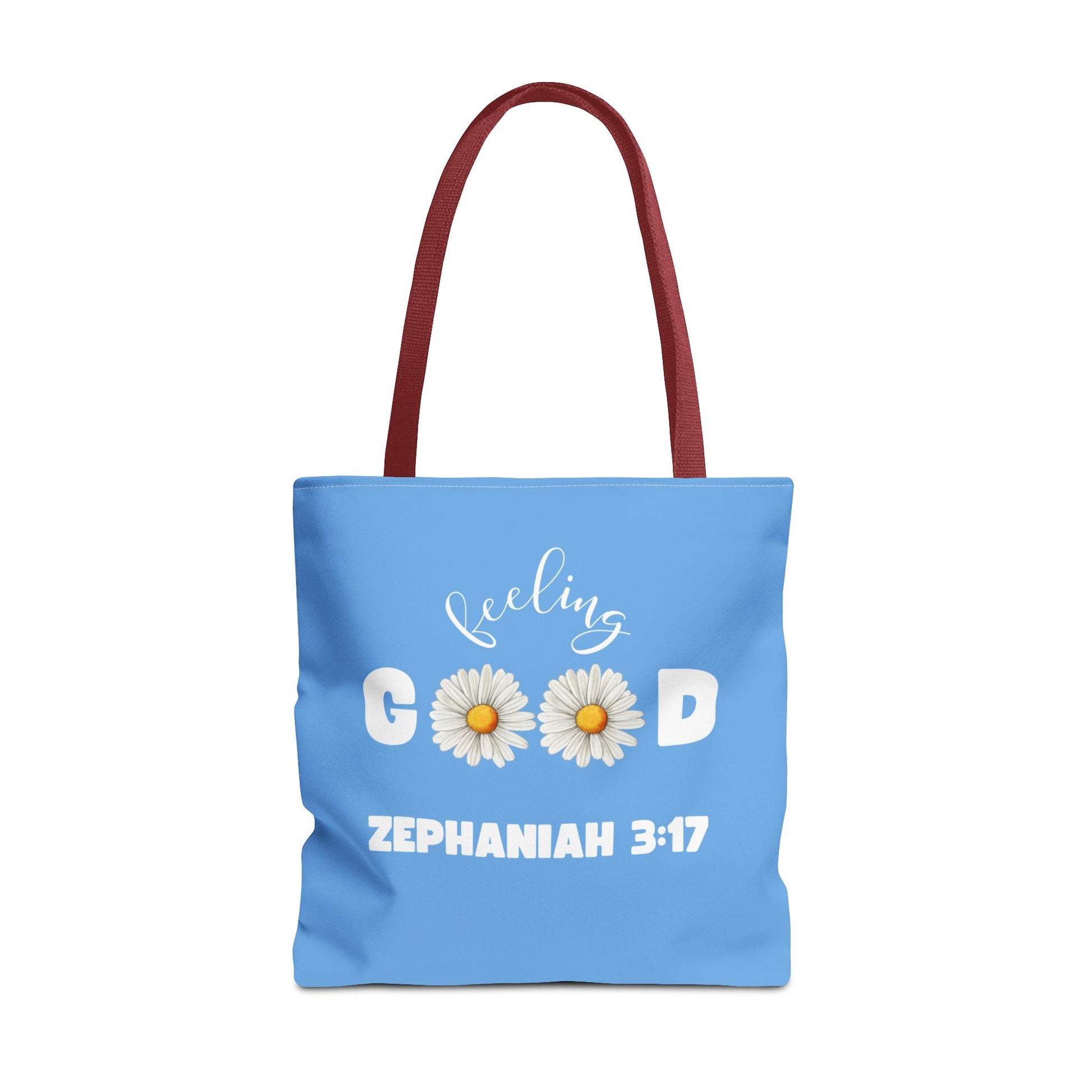 Inspirational Tote Bag - Feeling Good, Floral Design, Scripture Quote, Motivational Gift, Everyday Use, Church Events