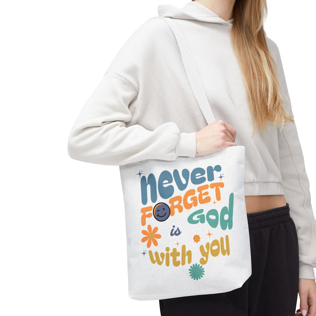 ⭐ Never Forget Tote Bag – Deuteronomy 31:6