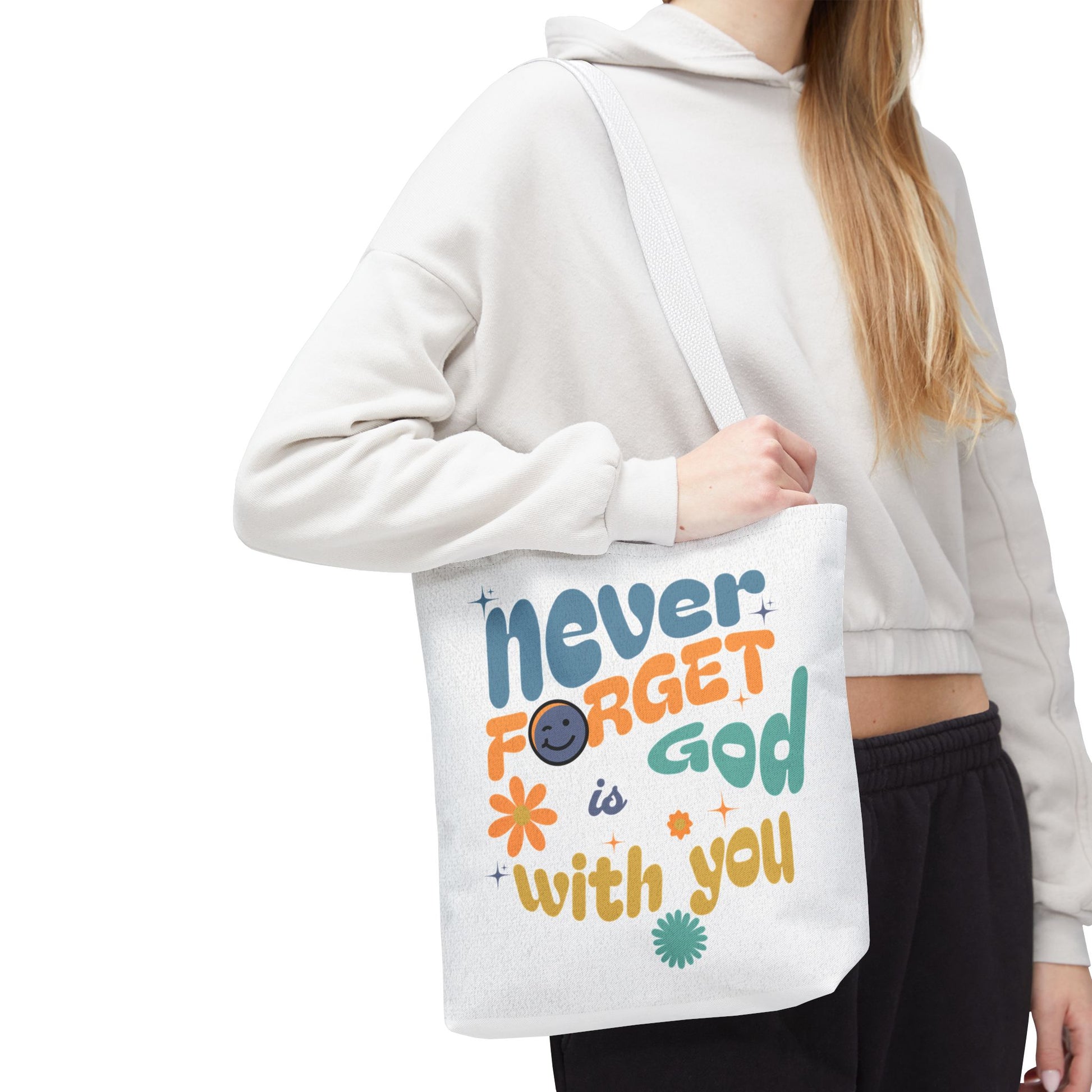 ⭐ Never Forget Tote Bag – Deuteronomy 31:6