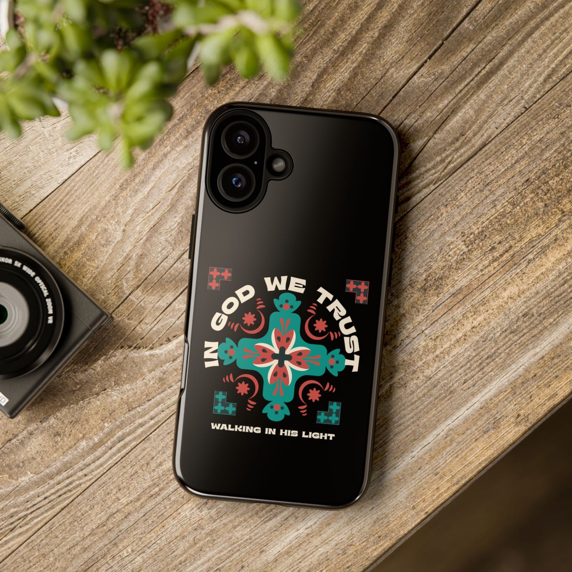 Tough Cases - In God We Trust Phone Case, Spiritual Phone Protector, Christian Cell Cover, Faith-based Accessory, Inspirational Gift
