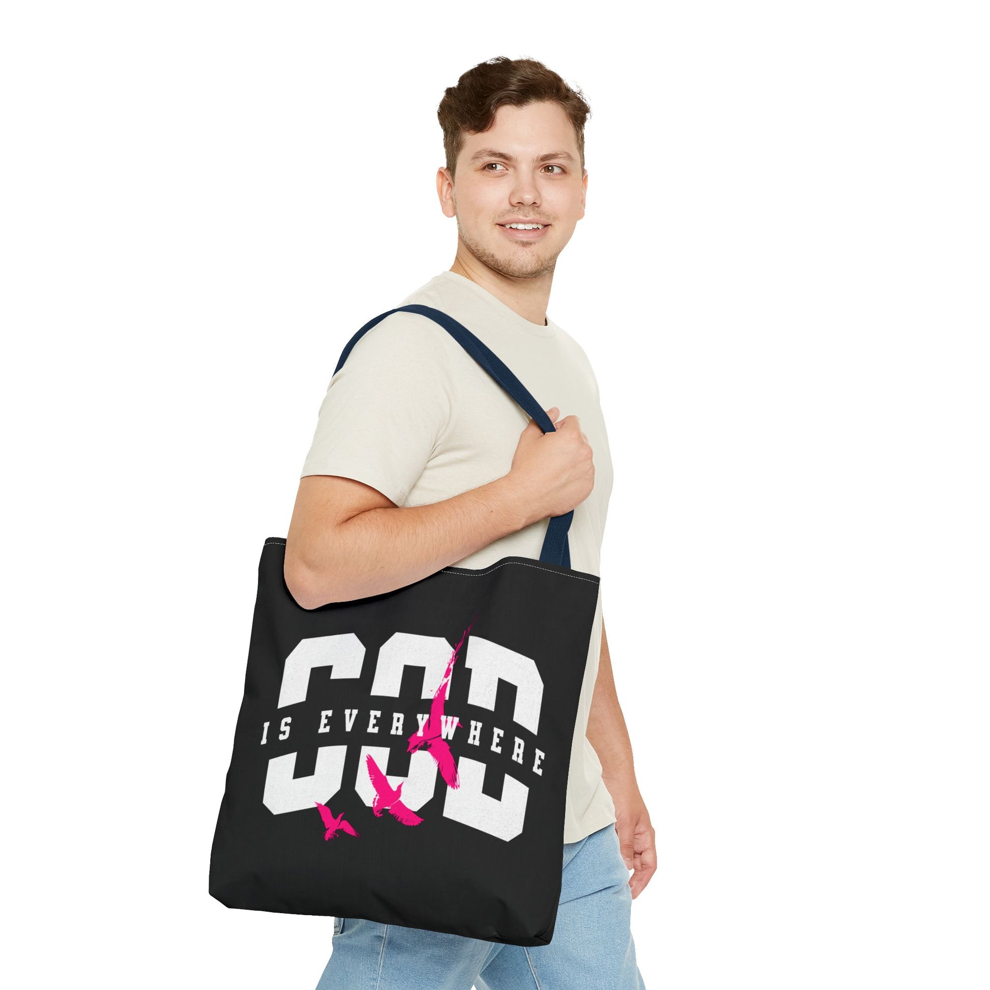 Stylish Tote Bag with Inspirational Design, Eco-Friendly Shopping Bag, Trendy Beach Bag, Gift for Friends, Motivational Everyday Use