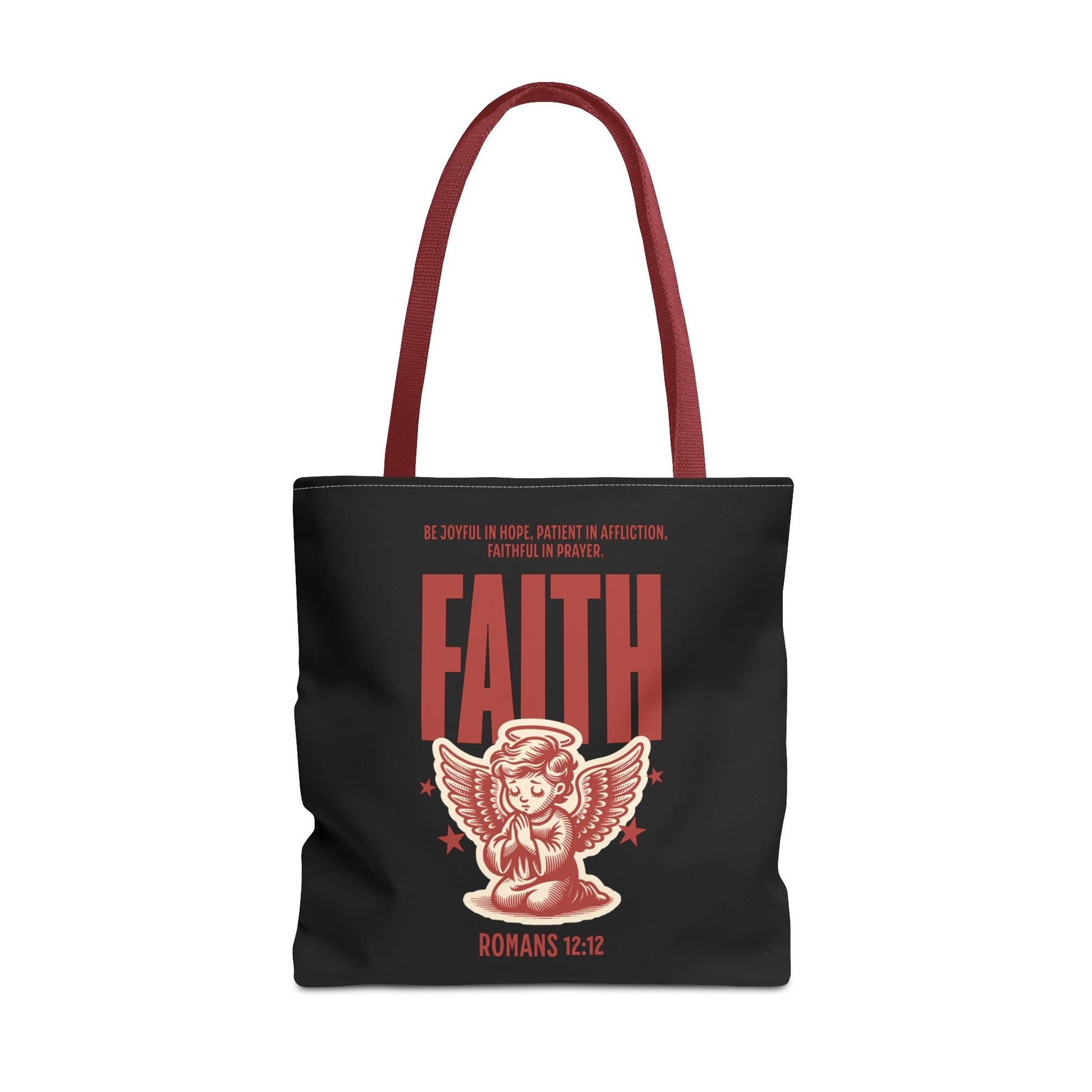 Faith-Inspired Tote Bag, Religious Shopping Bag, Gift for Believers, Motivational Daily Bag, Christian Faith Tote