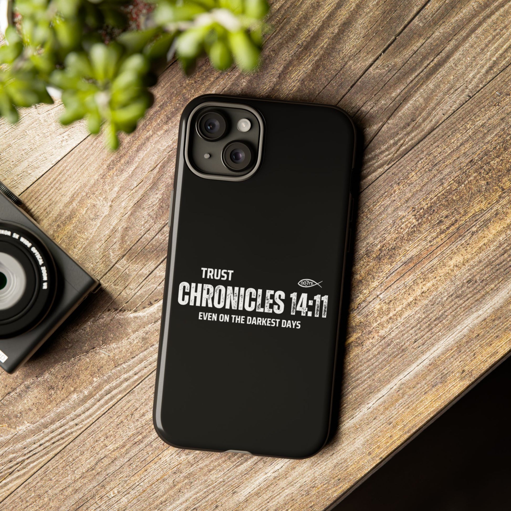 ⭐ Trust in God 2 Chronicles 14:11 Phone Case – Strength for the Hardest Days