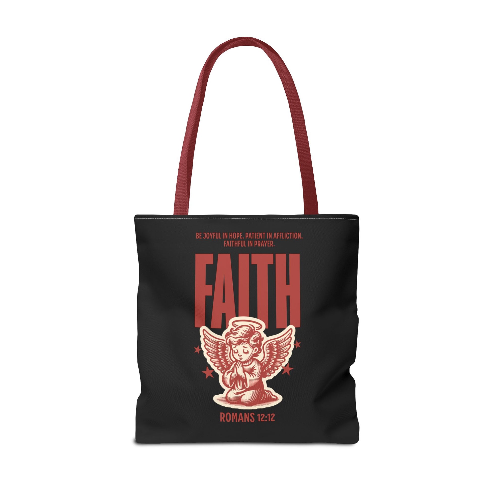 Faith-Inspired Tote Bag, Religious Shopping Bag, Gift for Believers, Motivational Daily Bag, Christian Faith Tote
