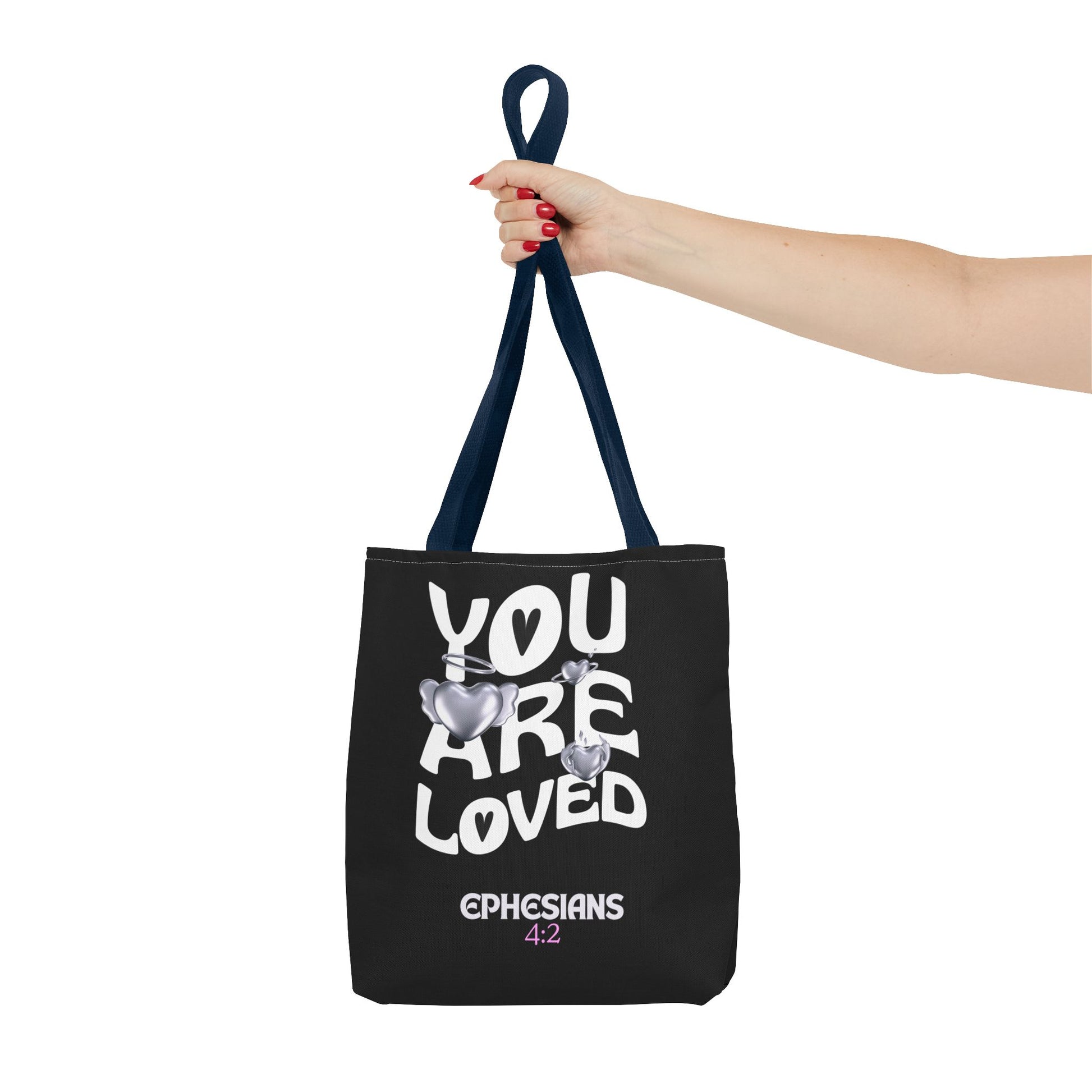 ⭐ "You Are Loved" Tote Bag – Ephesians 4:2
