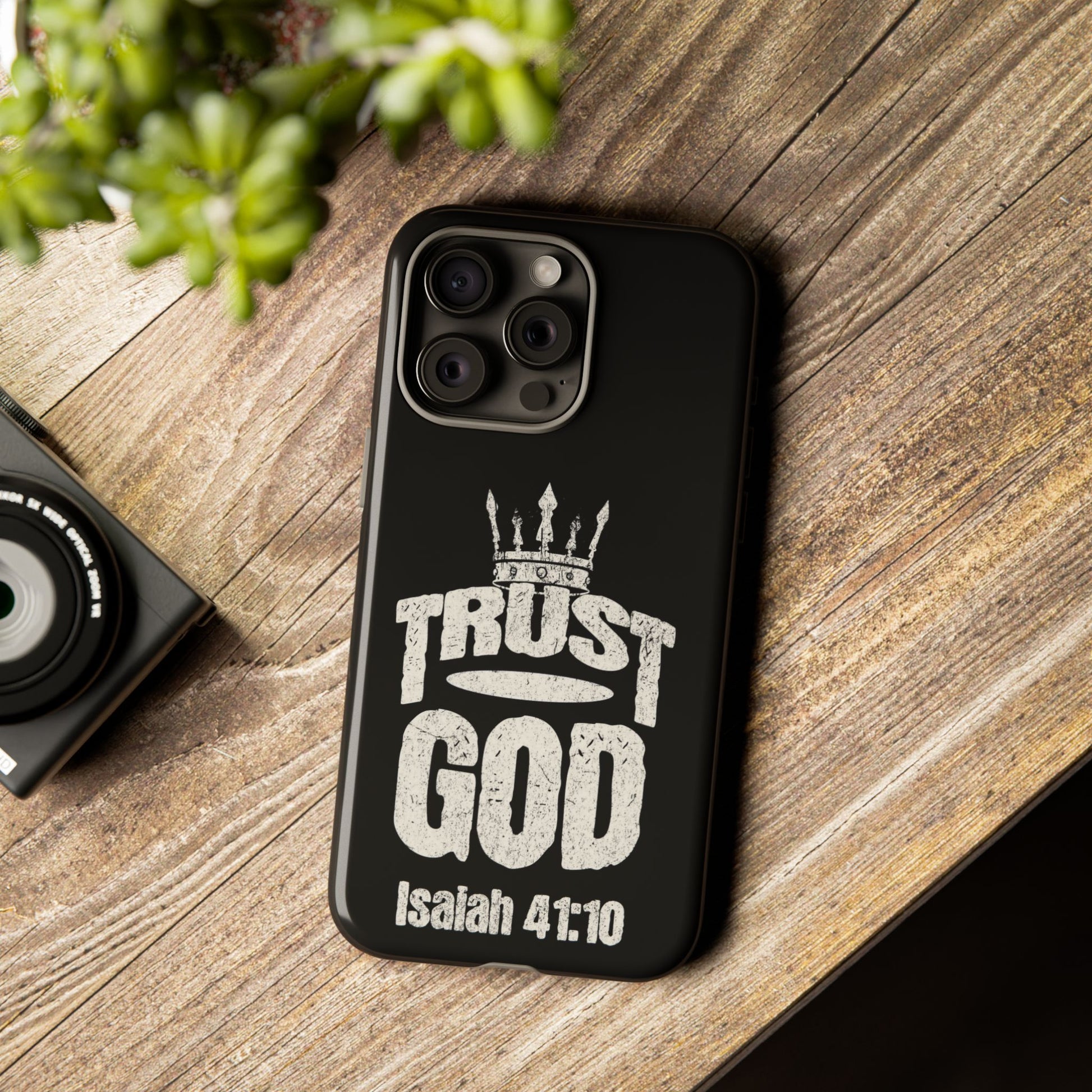 Trust God Isaiah 41:10 Phone Case – Faith Over Fear