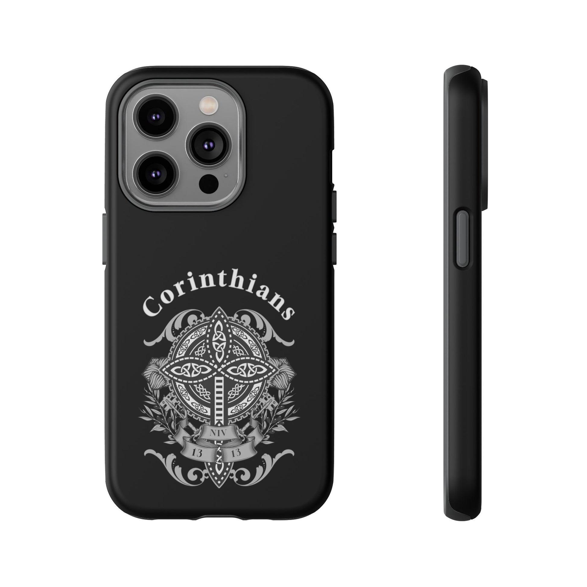 Corinthians Tough Case: Durable Phone Protection, Christian Gift, Unique Design, Trendy Accessory, Faith-Based Style
