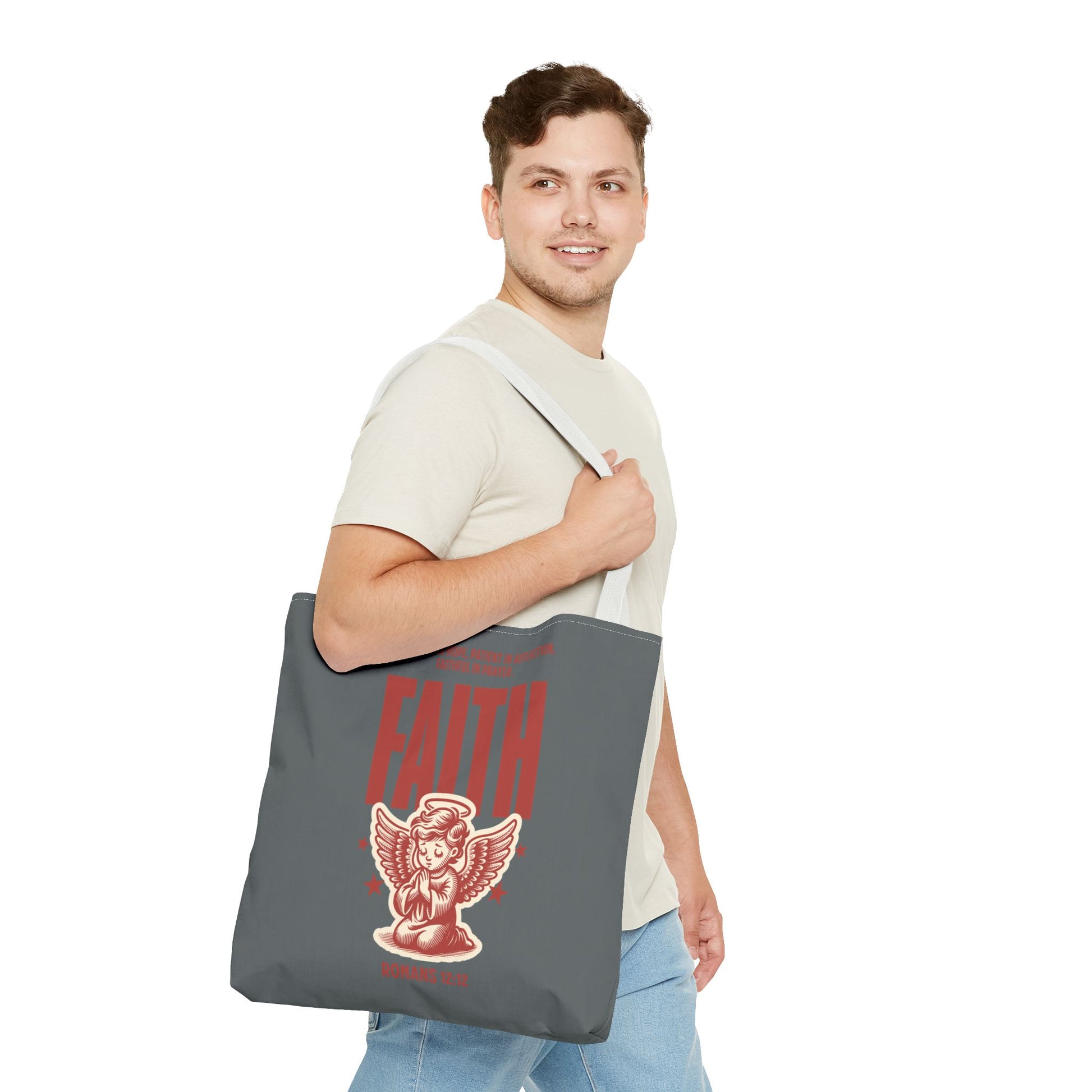 Faith-Inspired Tote Bag: Stylish & Versatile, Gift for Holidays, Shopping, Encouragement, Inspirational Gift, Eco-Friendly Bag