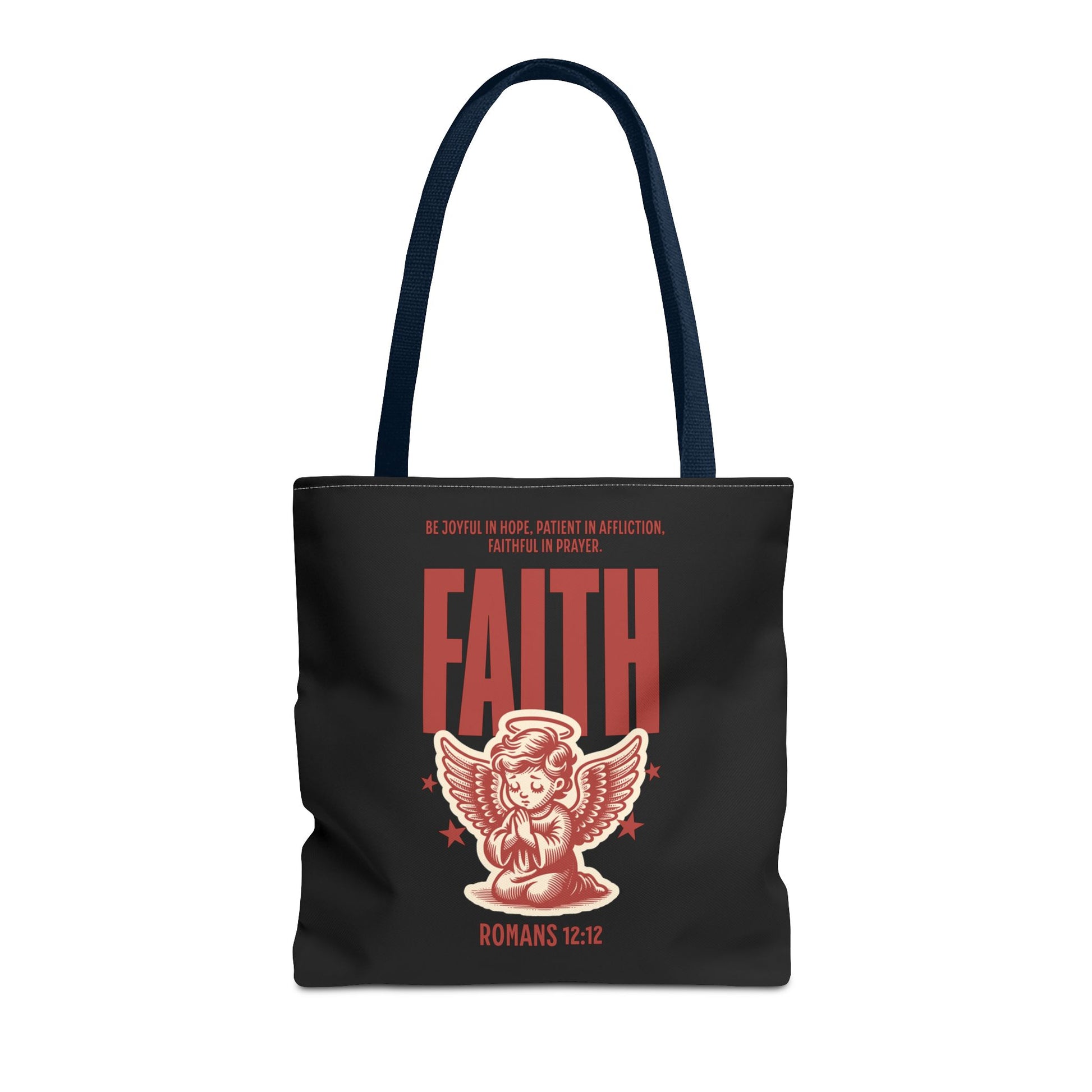 Faith-Inspired Tote Bag, Religious Shopping Bag, Gift for Believers, Motivational Daily Bag, Christian Faith Tote