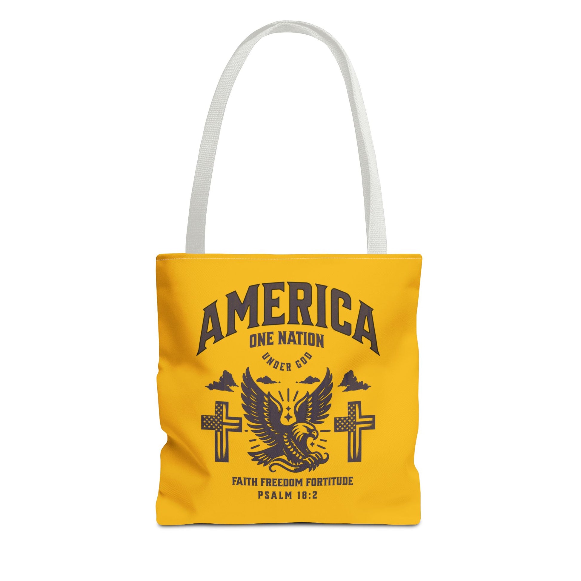 ⭐ America Faith Tote Bag – Bold Patriotic & Faith Statement