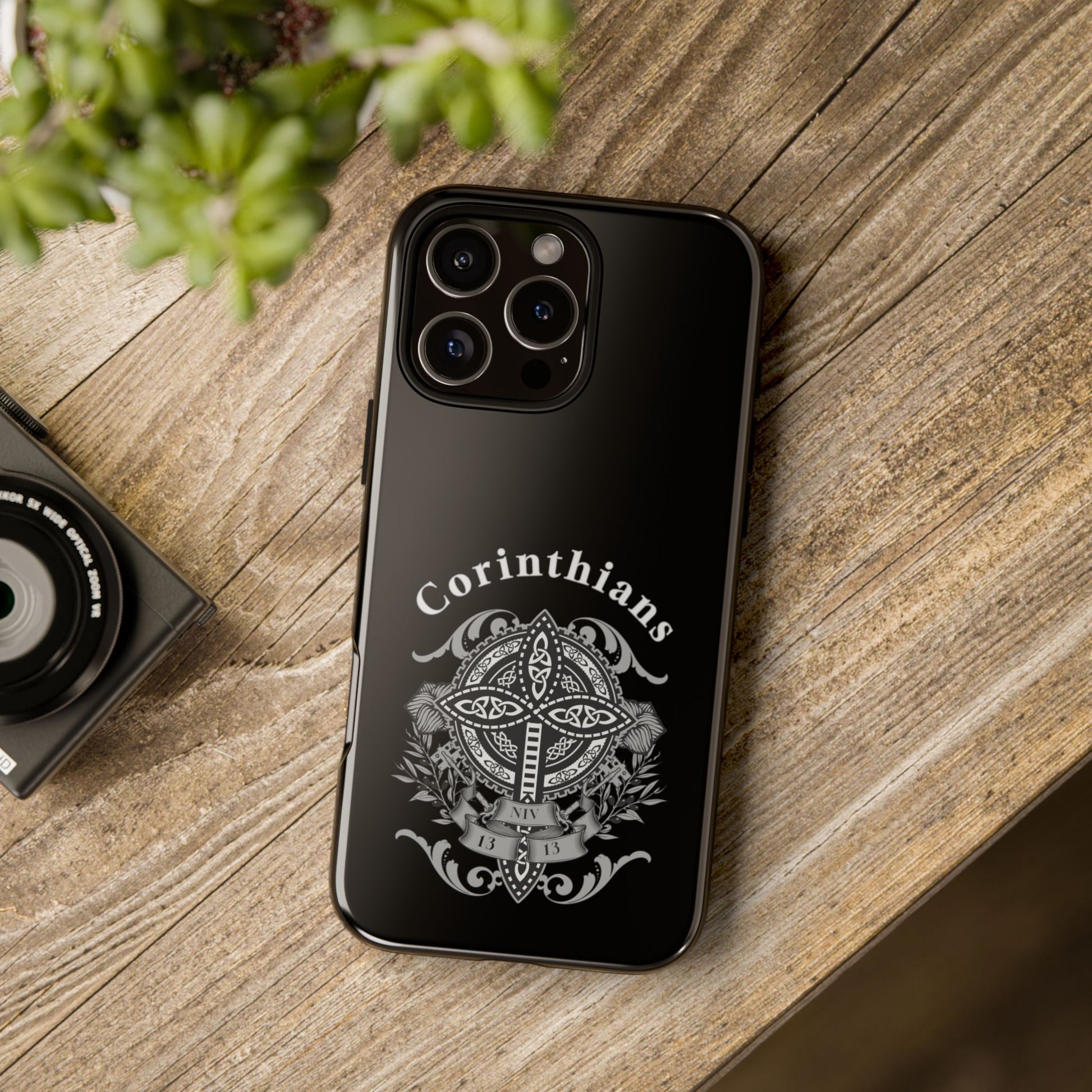 Corinthians Tough Case: Durable Phone Protection, Christian Gift, Unique Design, Trendy Accessory, Faith-Based Style