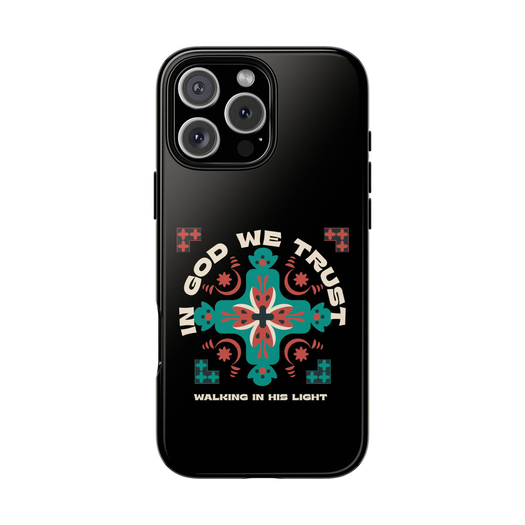 Tough Cases - In God We Trust Phone Case, Spiritual Phone Protector, Christian Cell Cover, Faith-based Accessory, Inspirational Gift