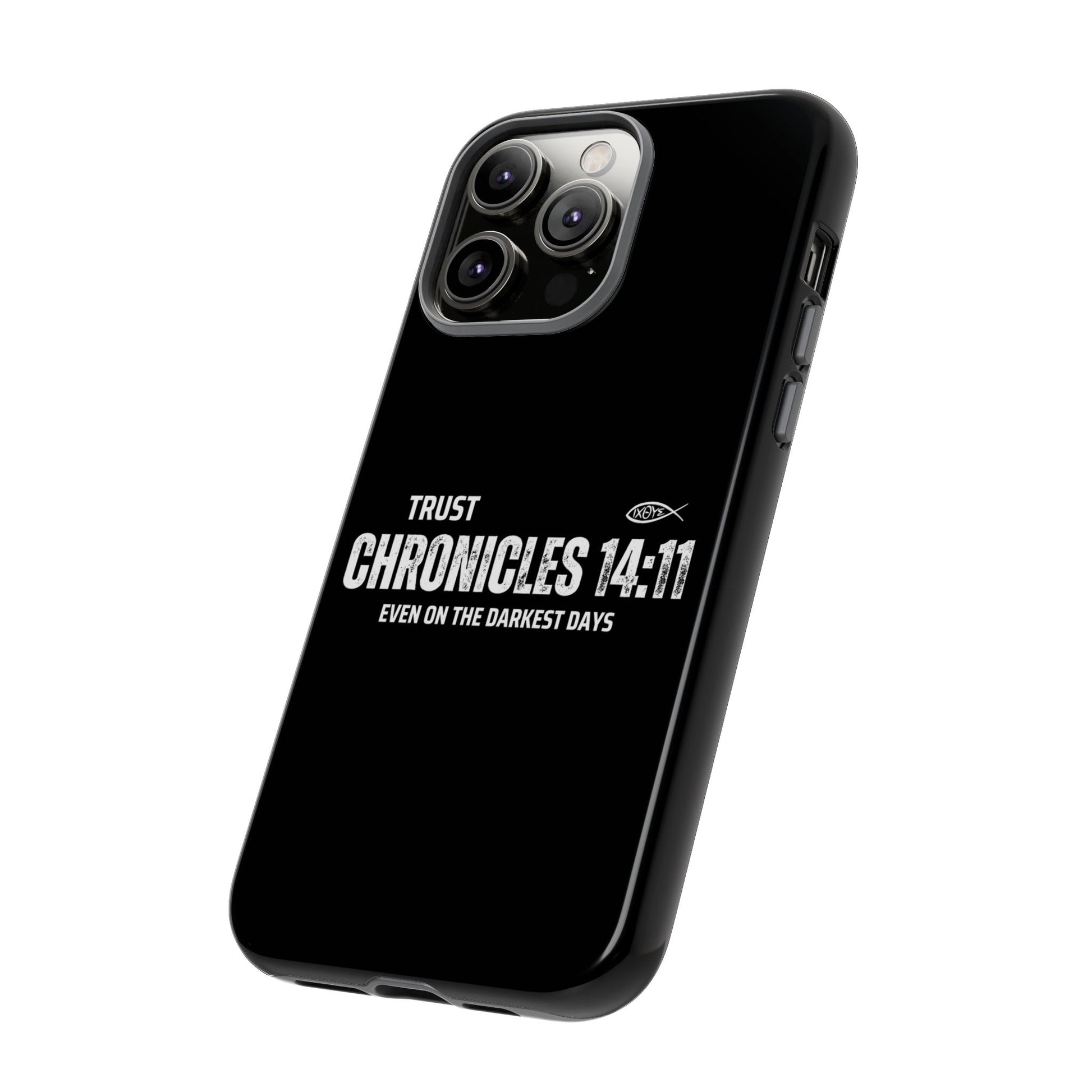 ⭐ Trust in God 2 Chronicles 14:11 Phone Case – Strength for the Hardest Days