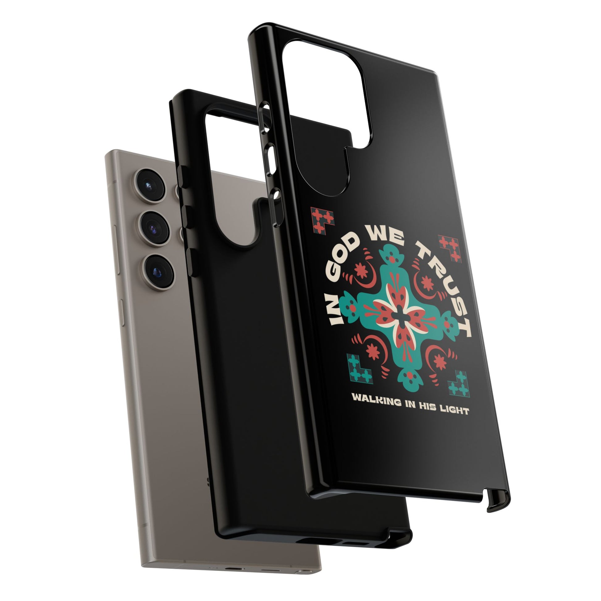 Tough Cases - In God We Trust Phone Case, Spiritual Phone Protector, Christian Cell Cover, Faith-based Accessory, Inspirational Gift
