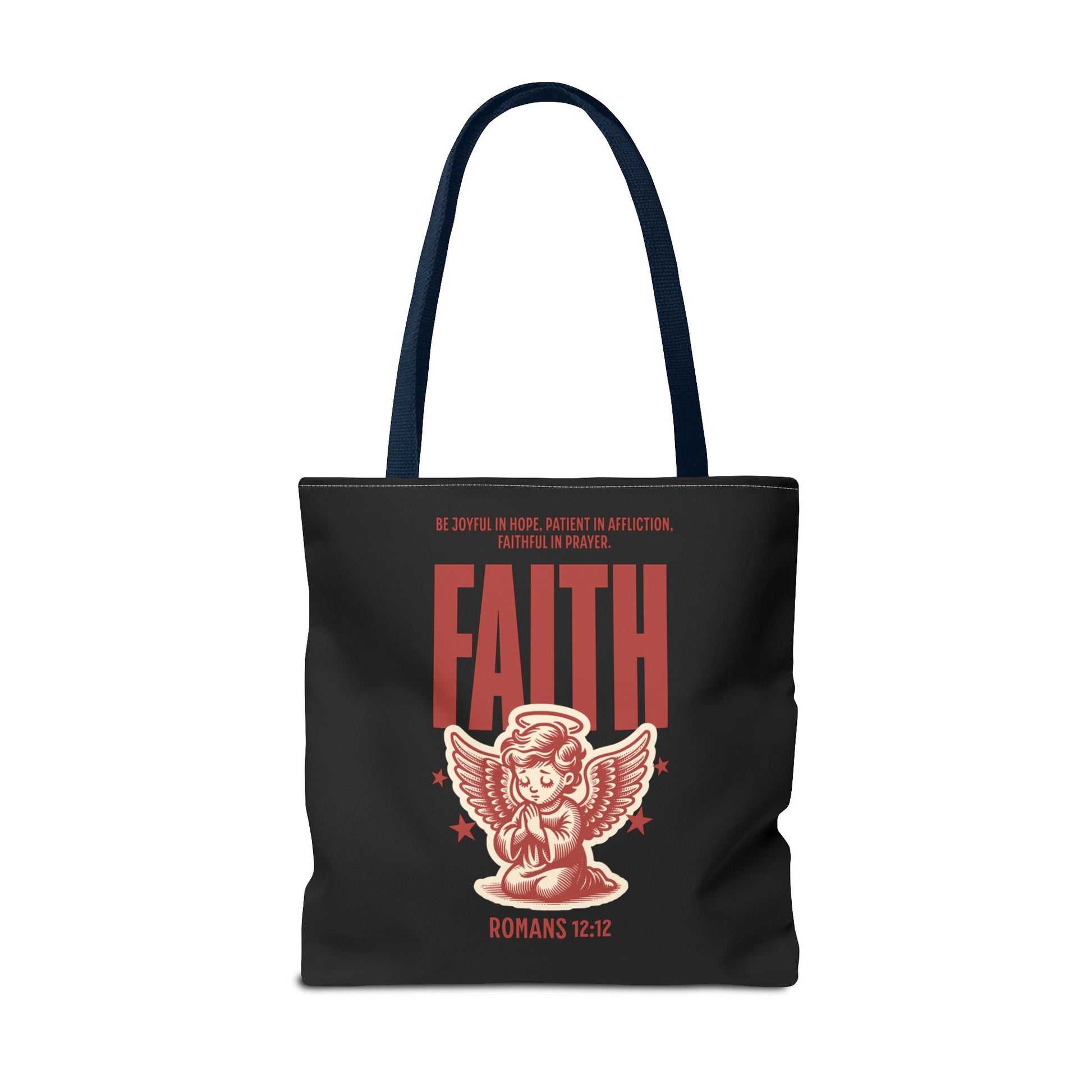 Faith-Inspired Tote Bag, Religious Shopping Bag, Gift for Believers, Motivational Daily Bag, Christian Faith Tote