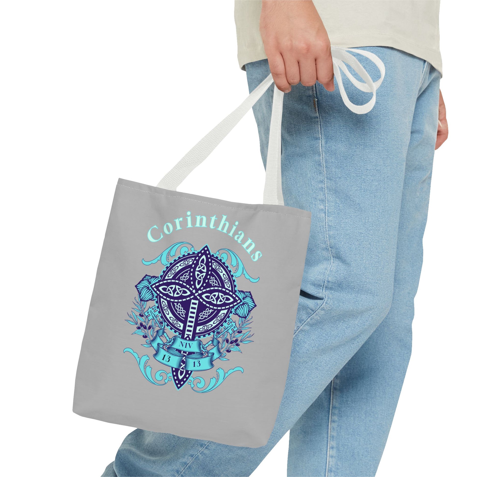 Spiritual Tote Bag with Cross Design | Christian Shoulder Bag, Inspirational Gift, Bible Verse Tote, Comfortable Everyday Use, [...]