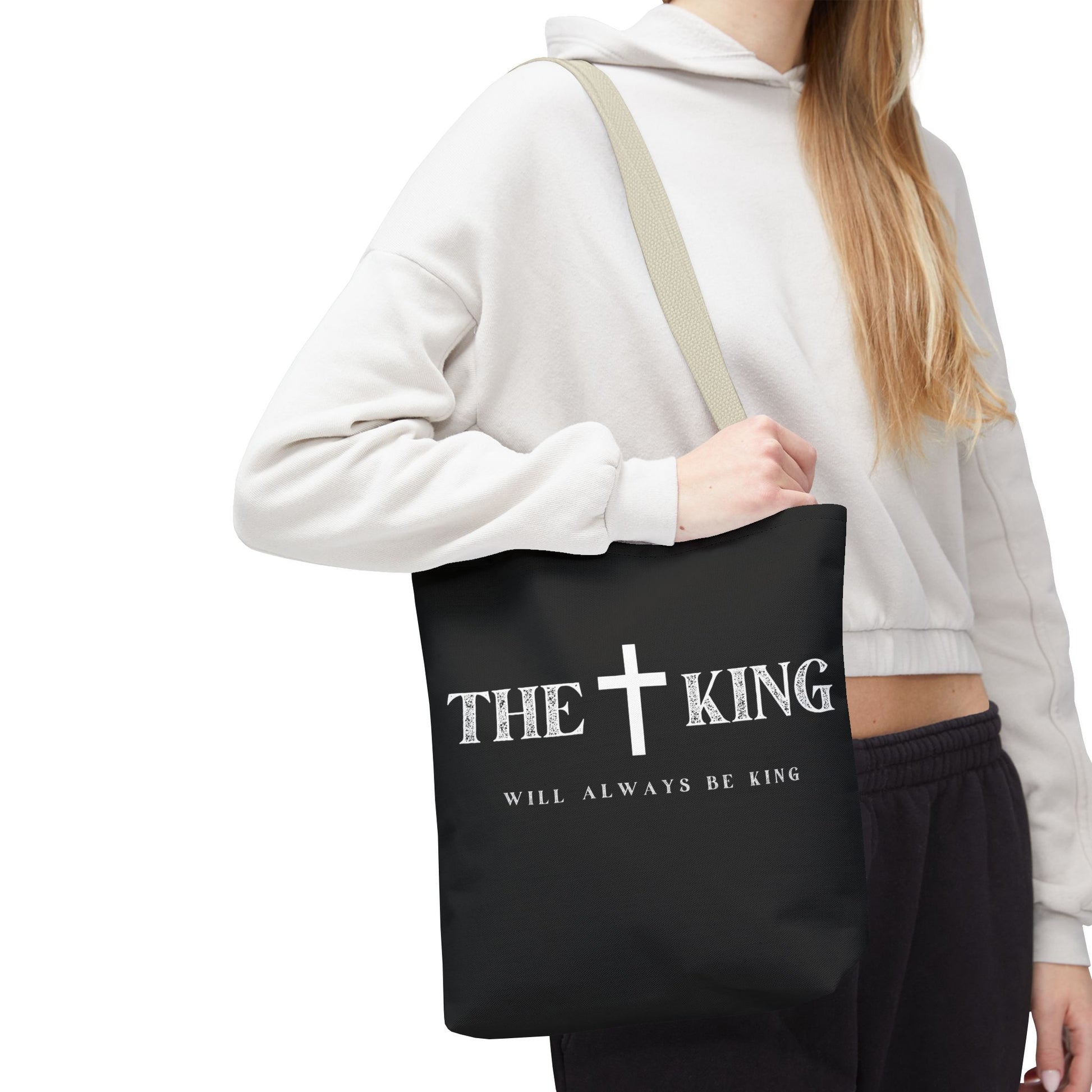 Faith-Inspired Tote Bag, Christian Tote, Shopping Bag, Bible Verse Bag, Gift for Believers, Church Accessory