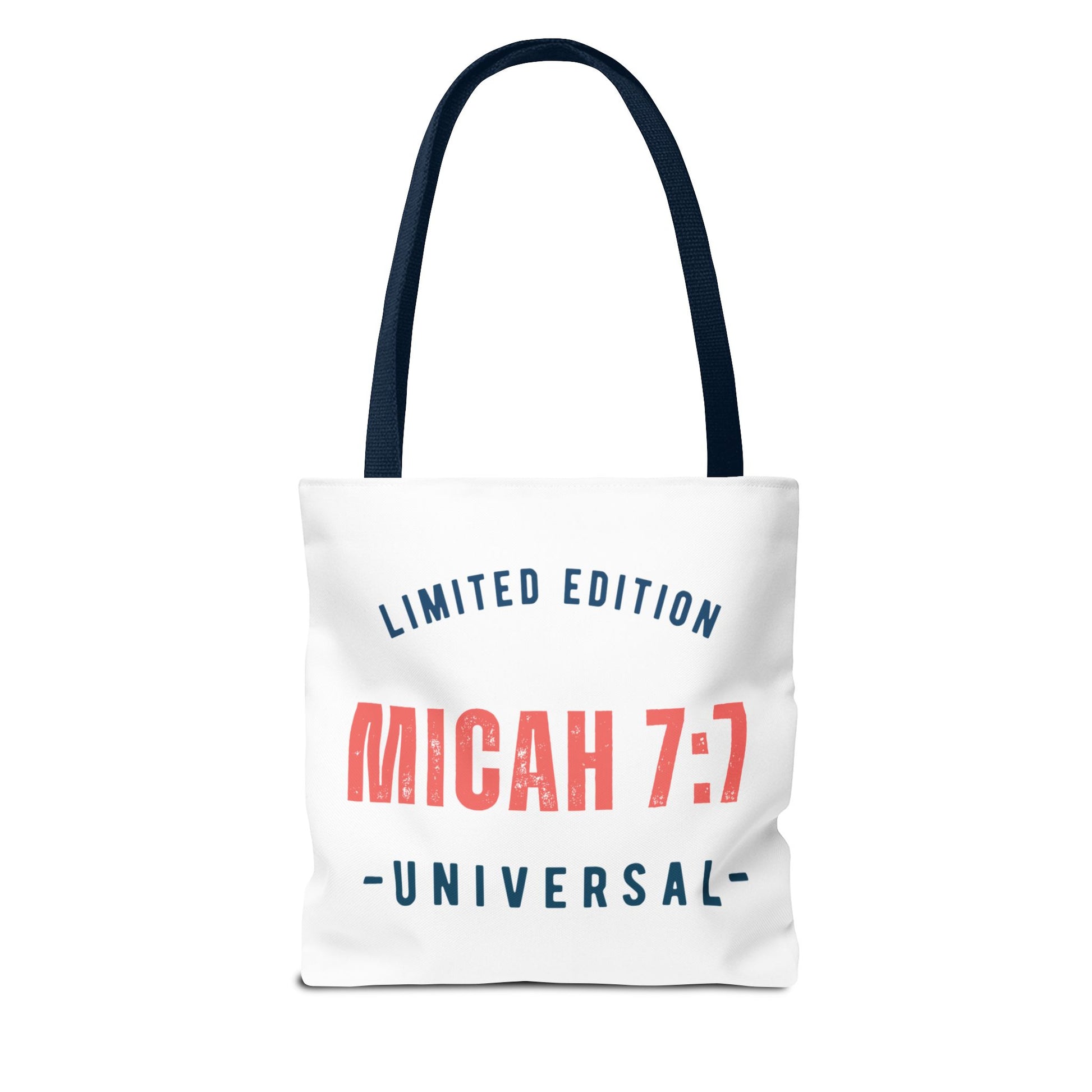 Limited Edition Inspirational Tote Bag - Micah 7:1, Motivational Carryall, Christian Gift, Everyday Tote, Reusable Shopping Bag