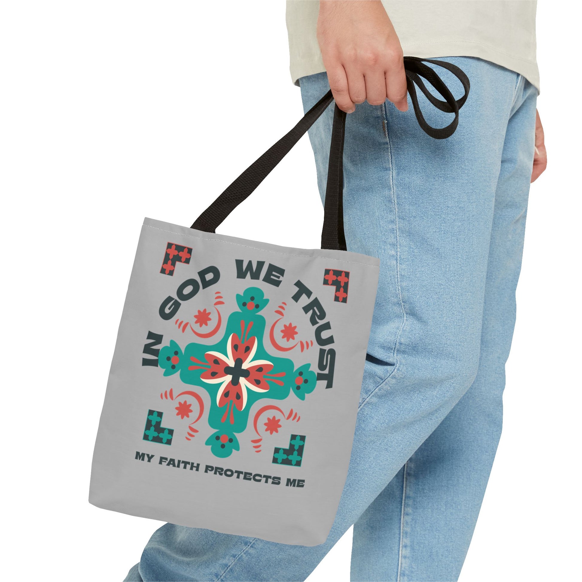 Faith-Inspired Tote Bag, Spiritual Shopper, Inspirational Gift, Religious Tote, Christian Accessory, Everyday Use
