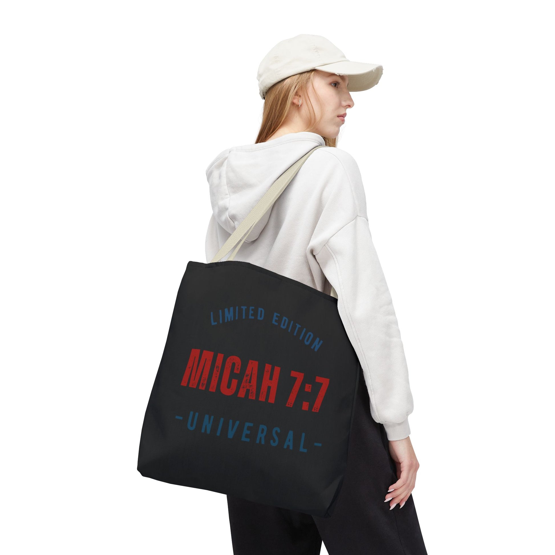 Limited Edition Micah 7:1 Tote Bag - Universal Design for Everyday Use, Gift, Eco-Friendly, Daily Essentials, Faith-Inspired