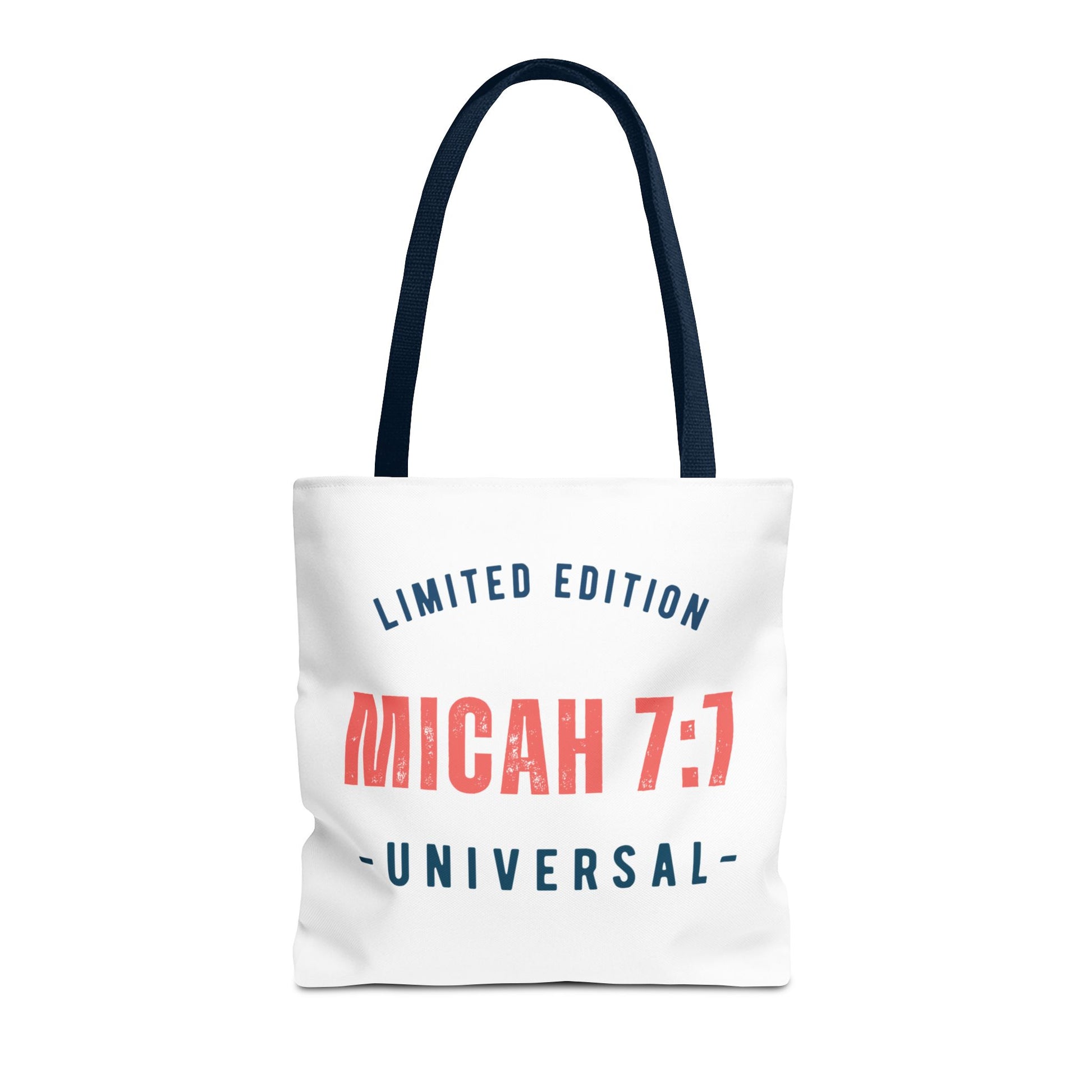 Limited Edition Inspirational Tote Bag - Micah 7:1, Motivational Carryall, Christian Gift, Everyday Tote, Reusable Shopping Bag
