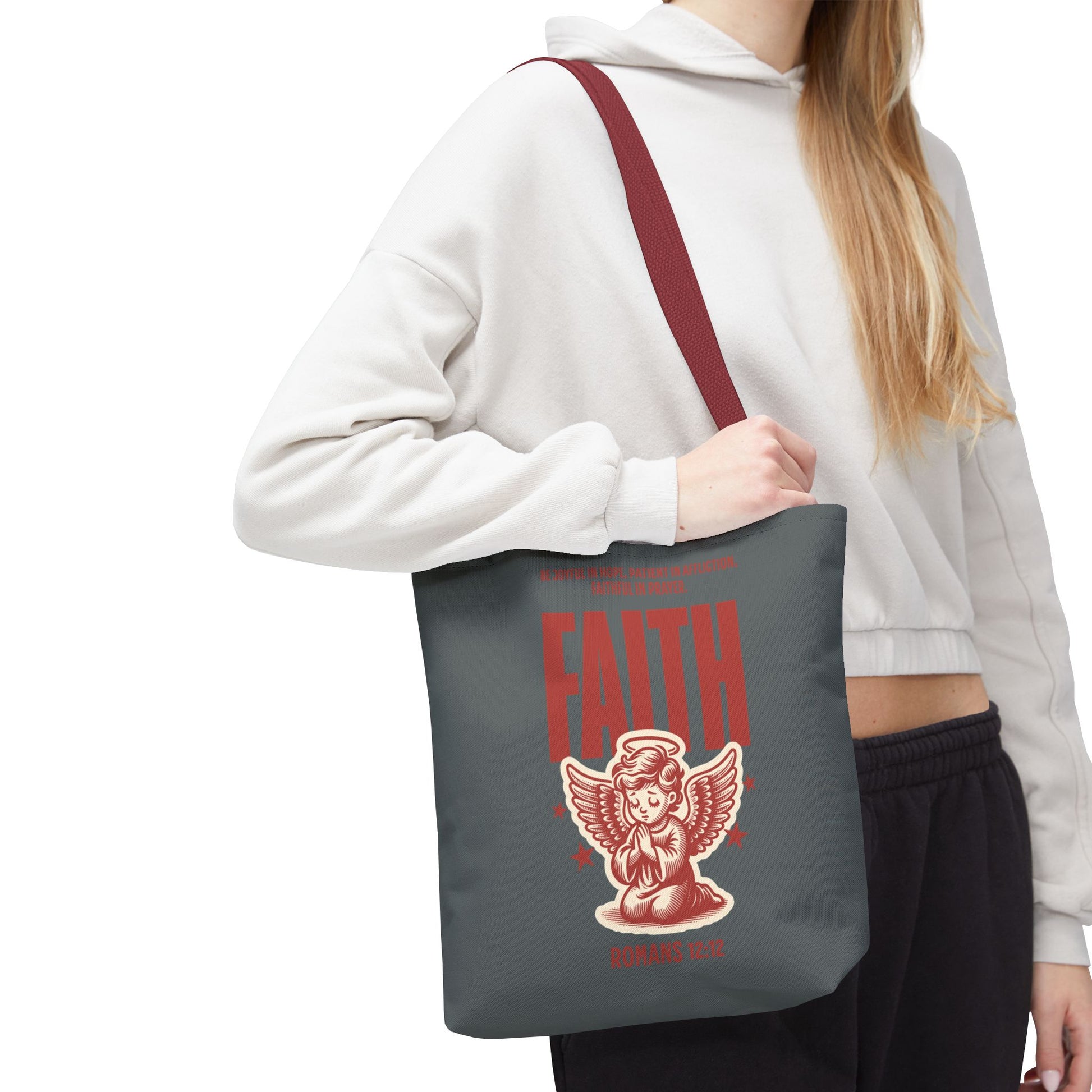 Faith-Inspired Tote Bag: Stylish & Versatile, Gift for Holidays, Shopping, Encouragement, Inspirational Gift, Eco-Friendly Bag