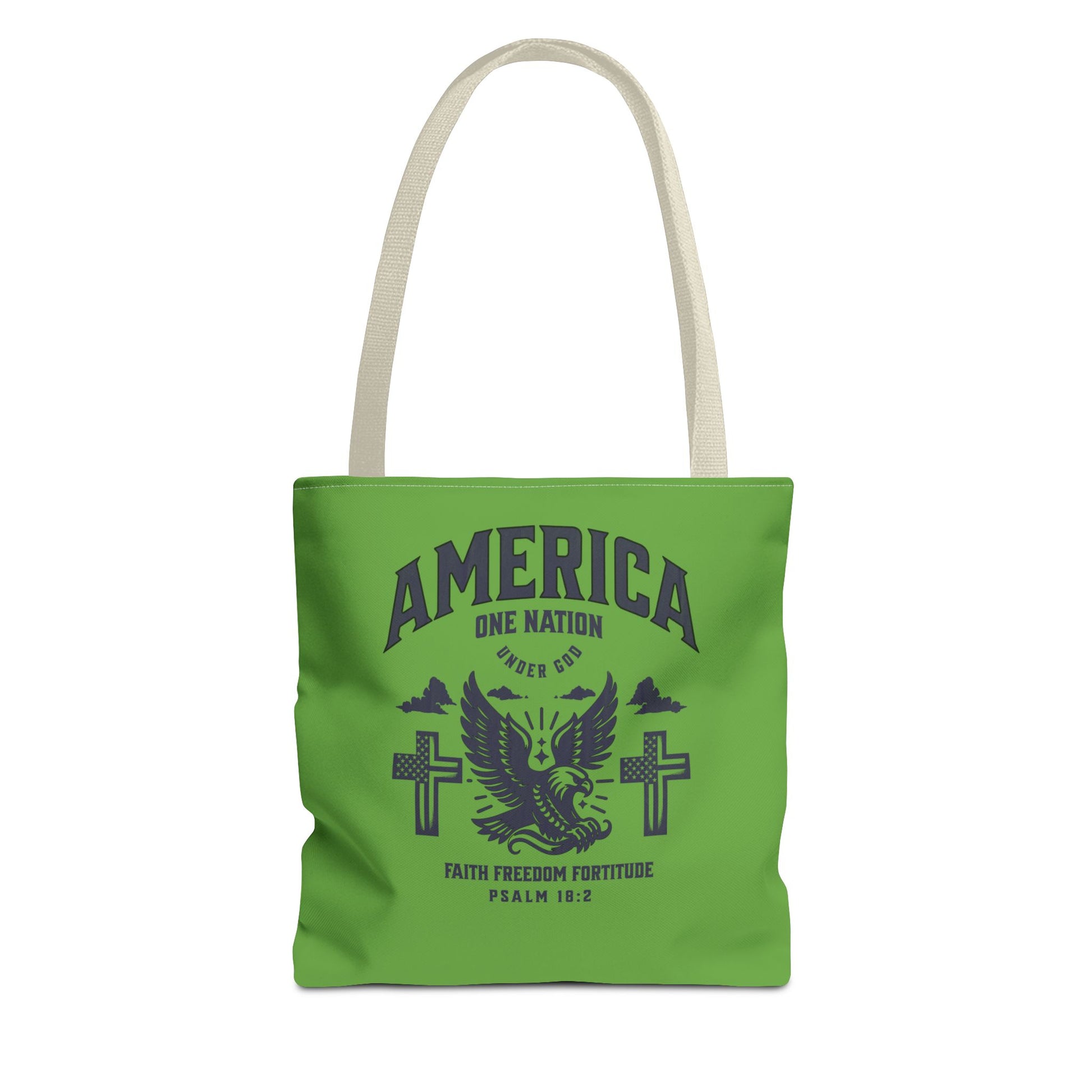 ⭐ America Faith Tote Bag – Bold Patriotic & Faith Statement
