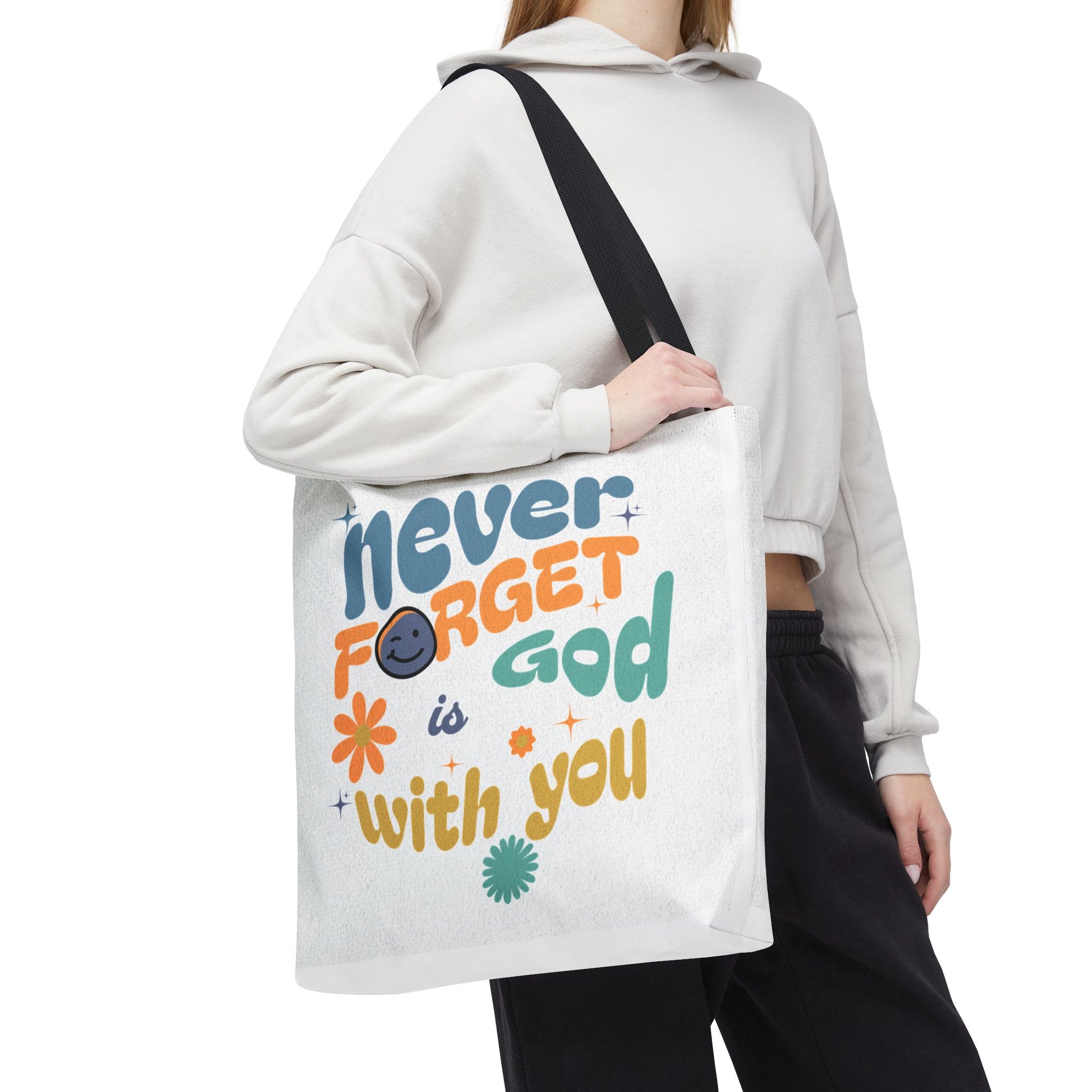 ⭐ Never Forget Tote Bag – Deuteronomy 31:6