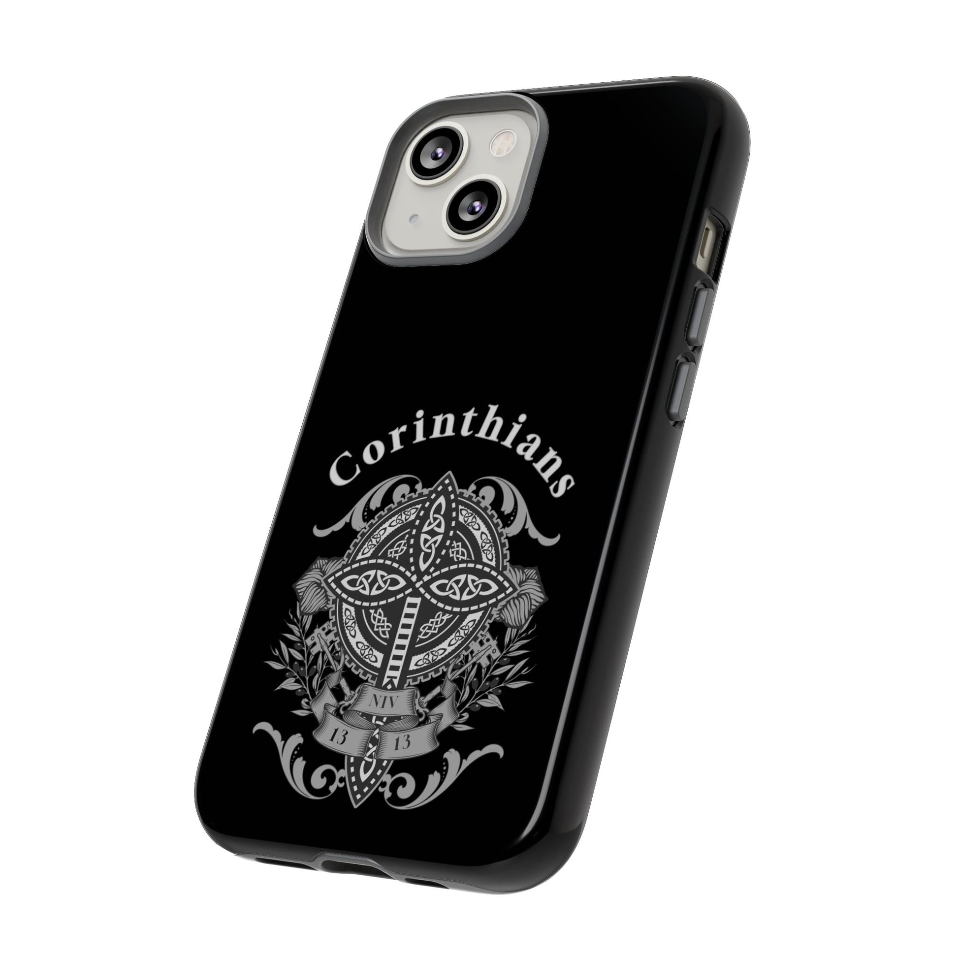 Corinthians Tough Case: Durable Phone Protection, Christian Gift, Unique Design, Trendy Accessory, Faith-Based Style
