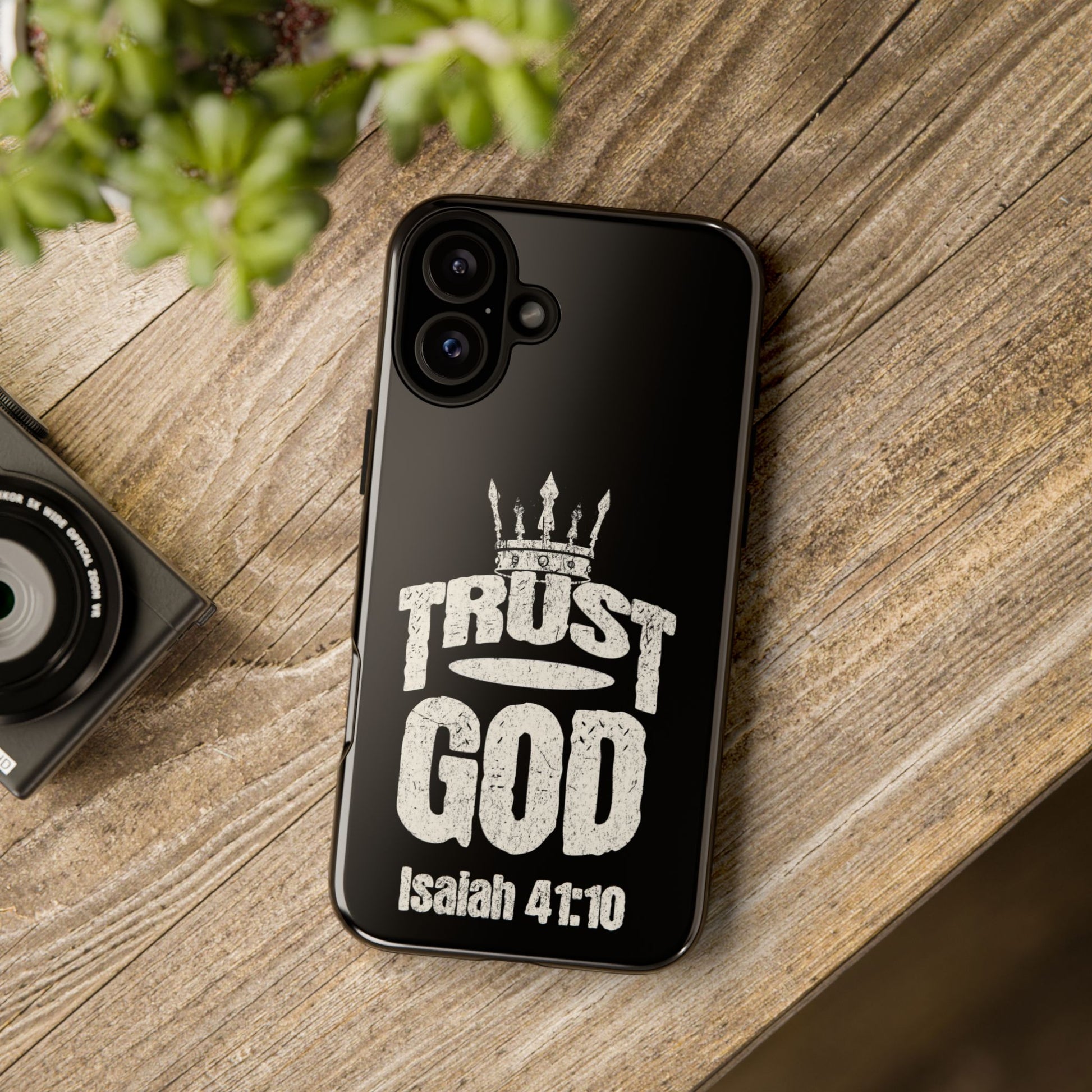 Trust God Isaiah 41:10 Phone Case – Faith Over Fear