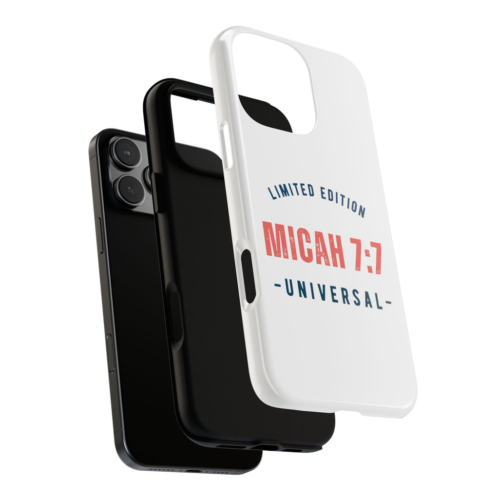 ⭐ Micah 7:7 Limited Edition Phone Case | Inspirational Gift | Tough Protective Case for Christians | Bible Verse Merchandise