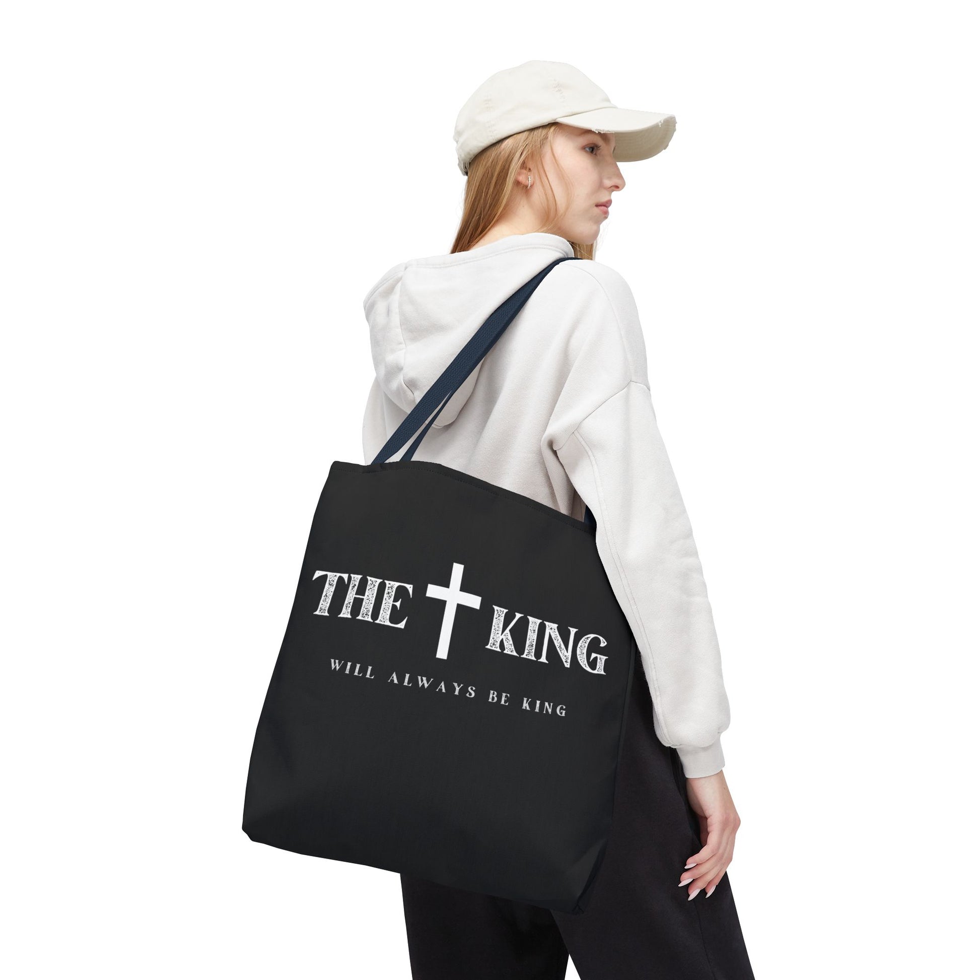 Faith-Inspired Tote Bag, Christian Tote, Shopping Bag, Bible Verse Bag, Gift for Believers, Church Accessory