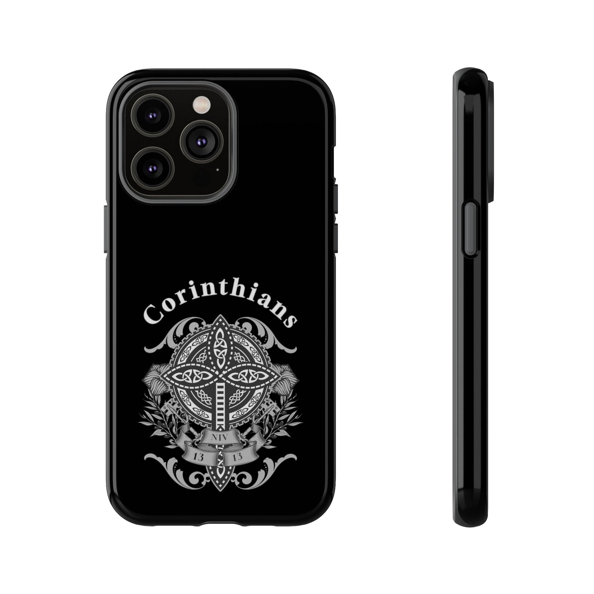 Corinthians Tough Case: Durable Phone Protection, Christian Gift, Unique Design, Trendy Accessory, Faith-Based Style